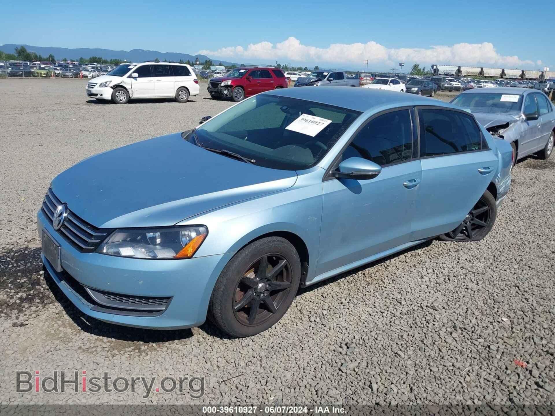 2012 VOLKSWAGEN PASSAT - VIN: 1VWAP7A31CC044378 - Фото 2