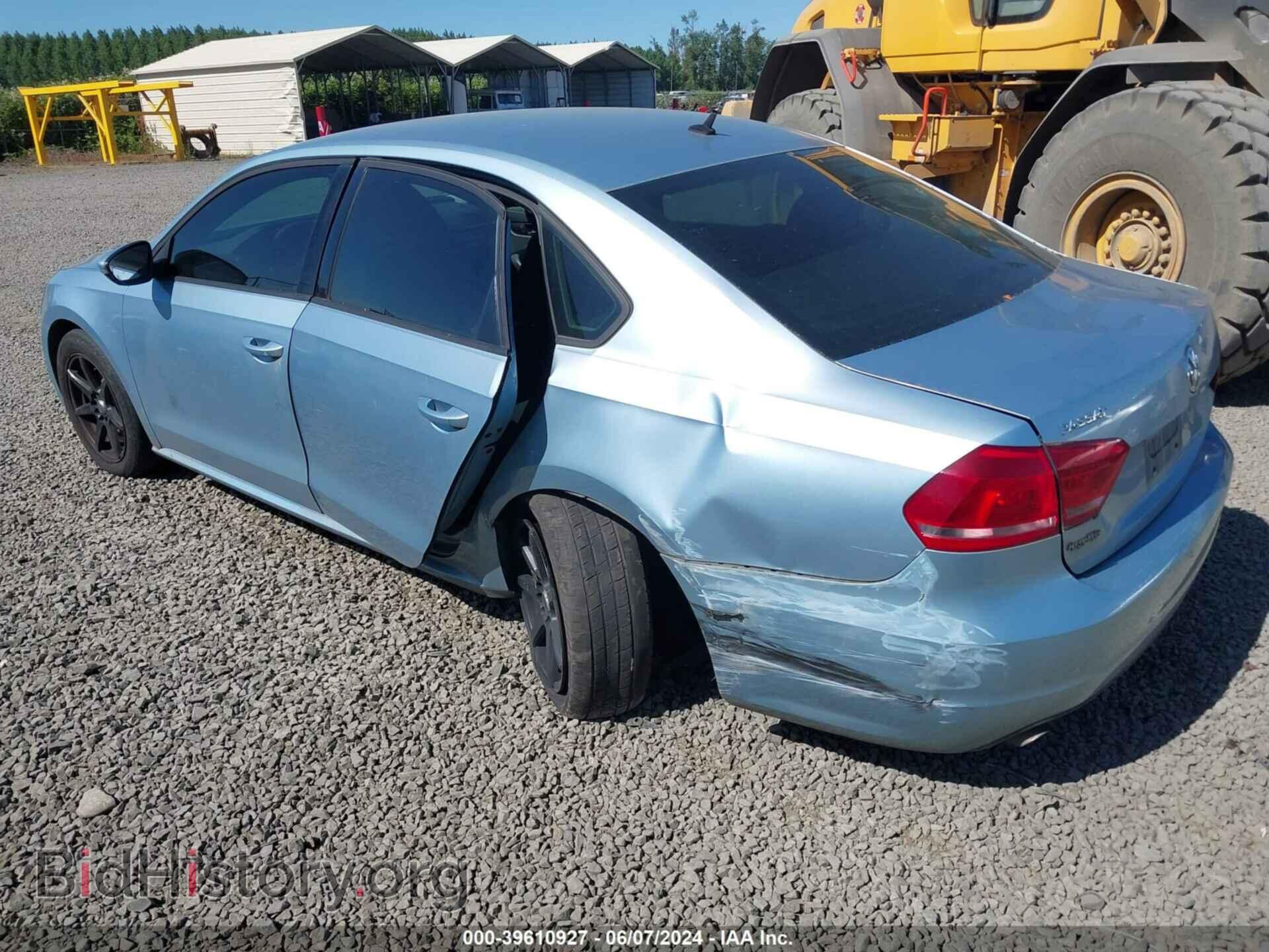2012 VOLKSWAGEN PASSAT - VIN: 1VWAP7A31CC044378 - Фото 3