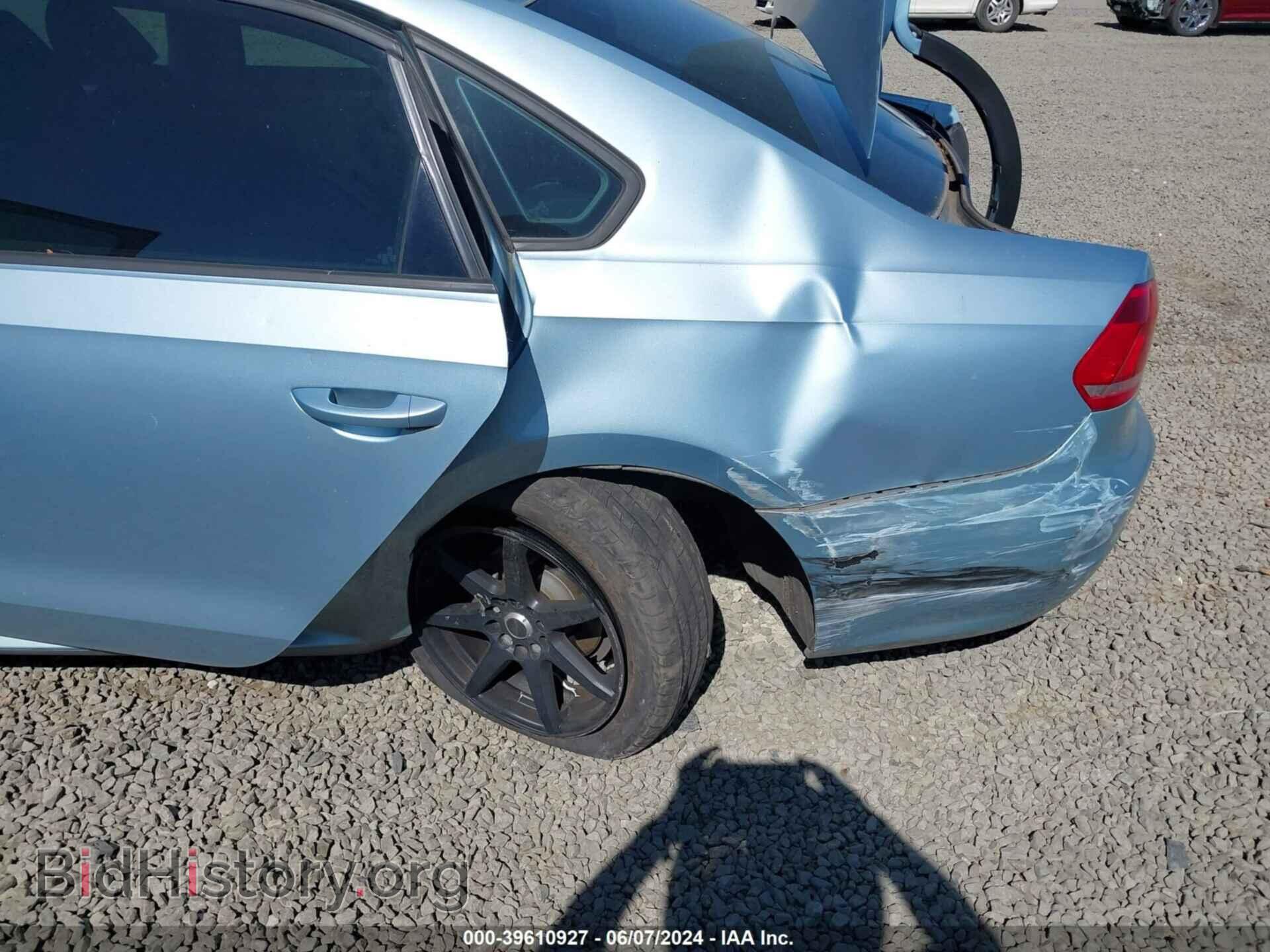 2012 VOLKSWAGEN PASSAT - VIN: 1VWAP7A31CC044378 - Фото 6