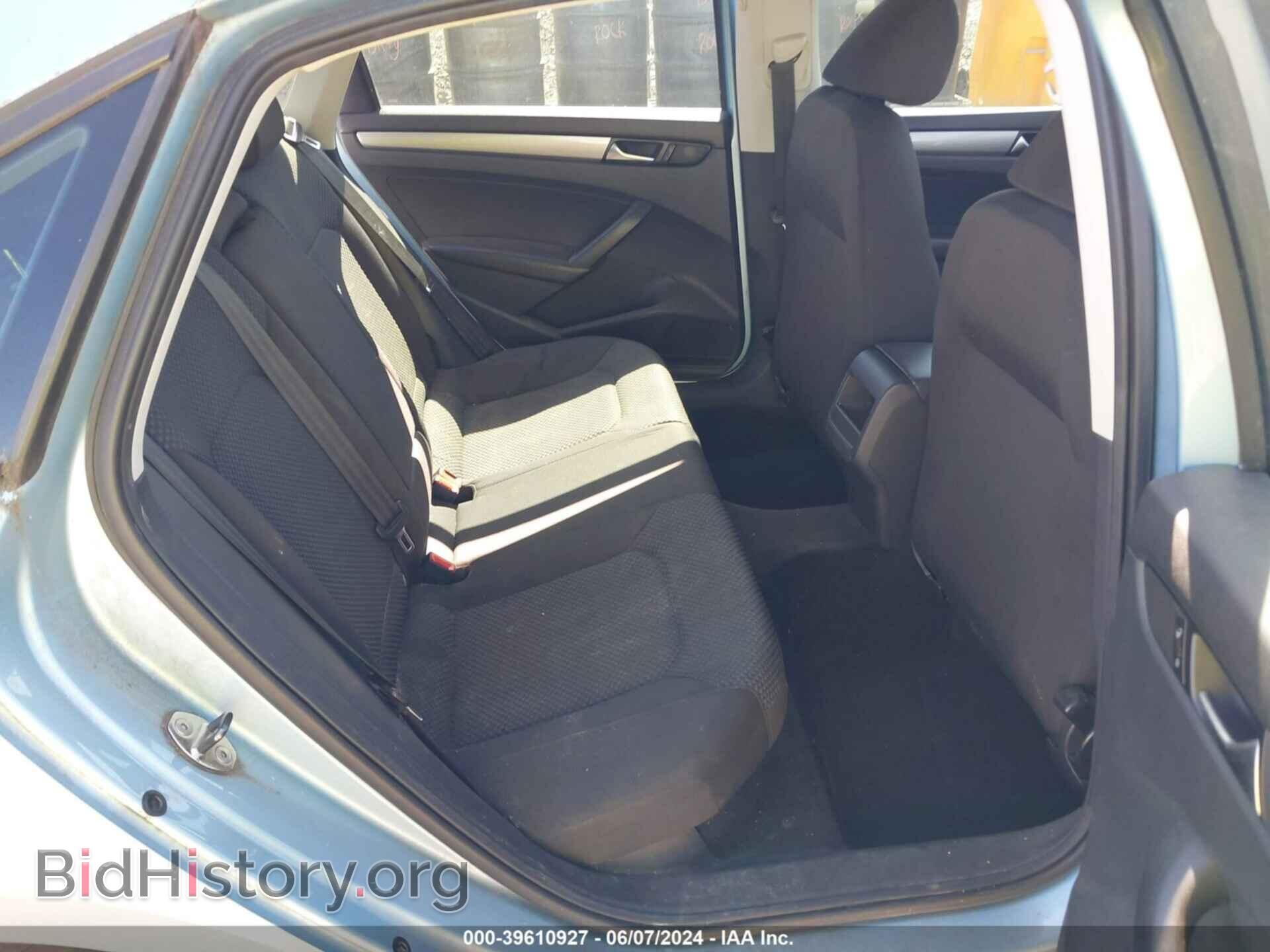 2012 VOLKSWAGEN PASSAT - VIN: 1VWAP7A31CC044378 - Фото 8
