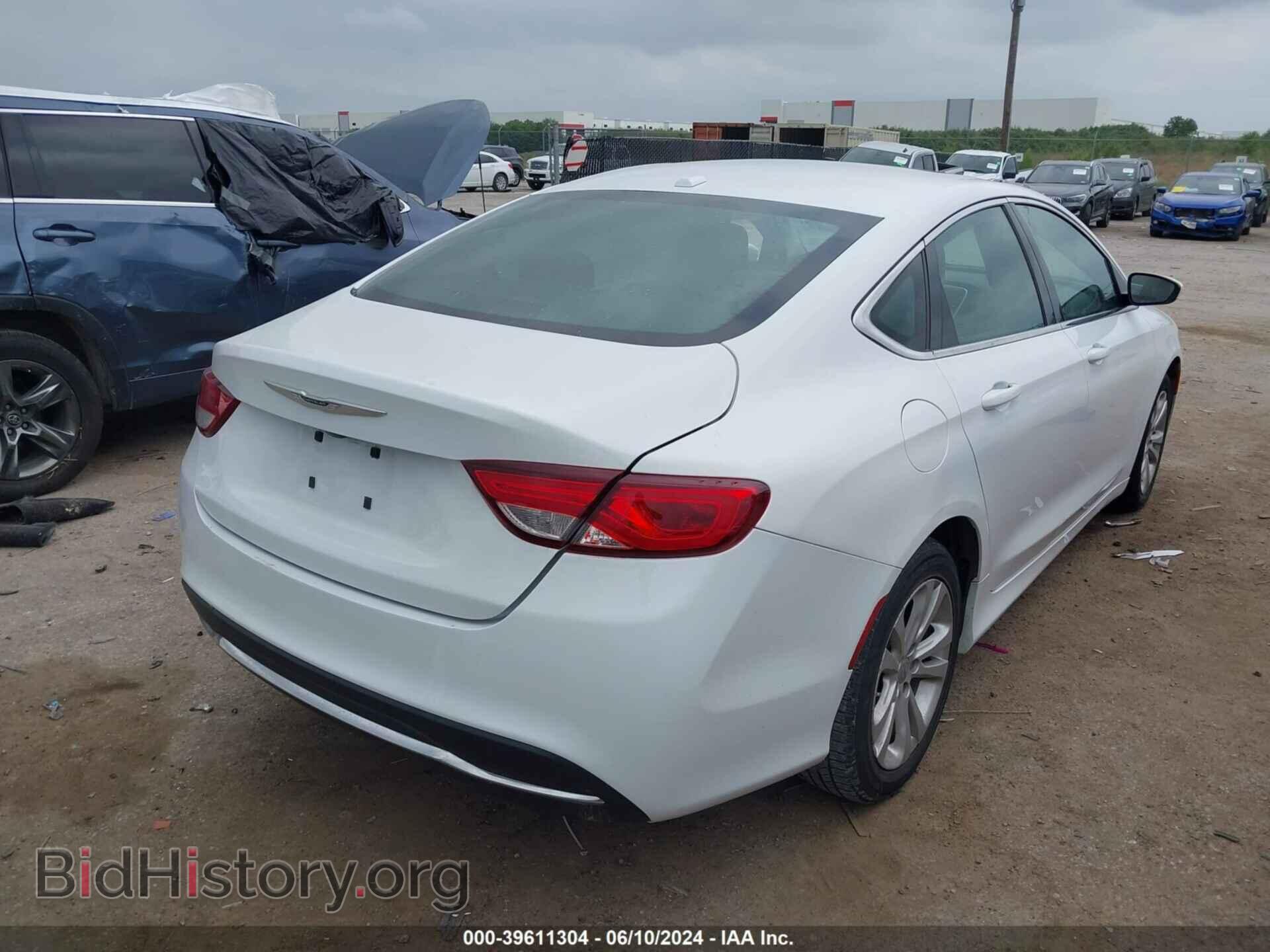 2015 CHRYSLER 200 - VIN: 1C3CCCAB9FN620867 - Фото 4