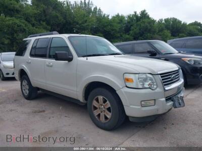 2010 Ford EXPLORER XLT, белый — VIN 1FMEU6DE8AUA43879, IAAI