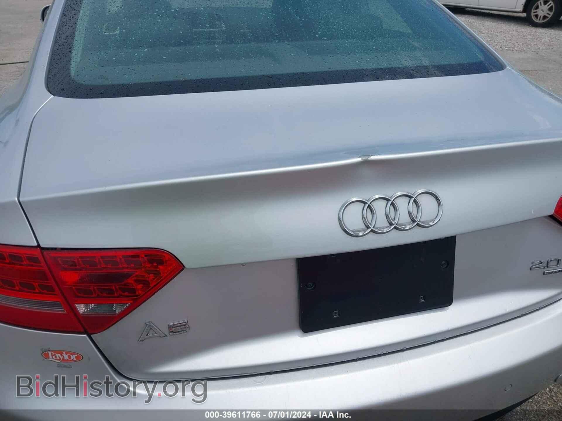 2012 AUDI A5 - VIN: WAULFAFR2CA021046 - Фото 6