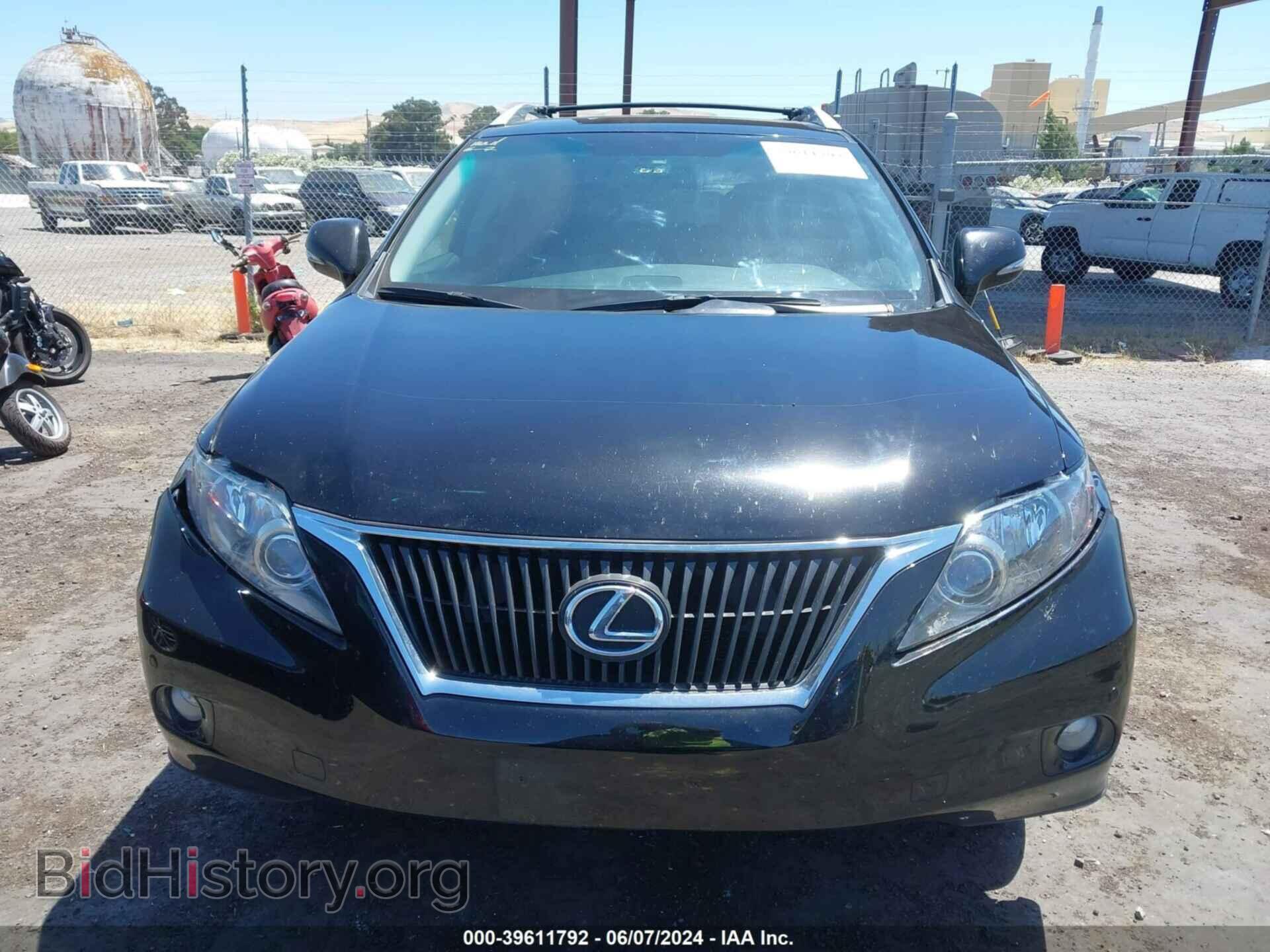 2011 LEXUS RX 350 - VIN: 2T2BK1BA4BC082625 - Фото 12