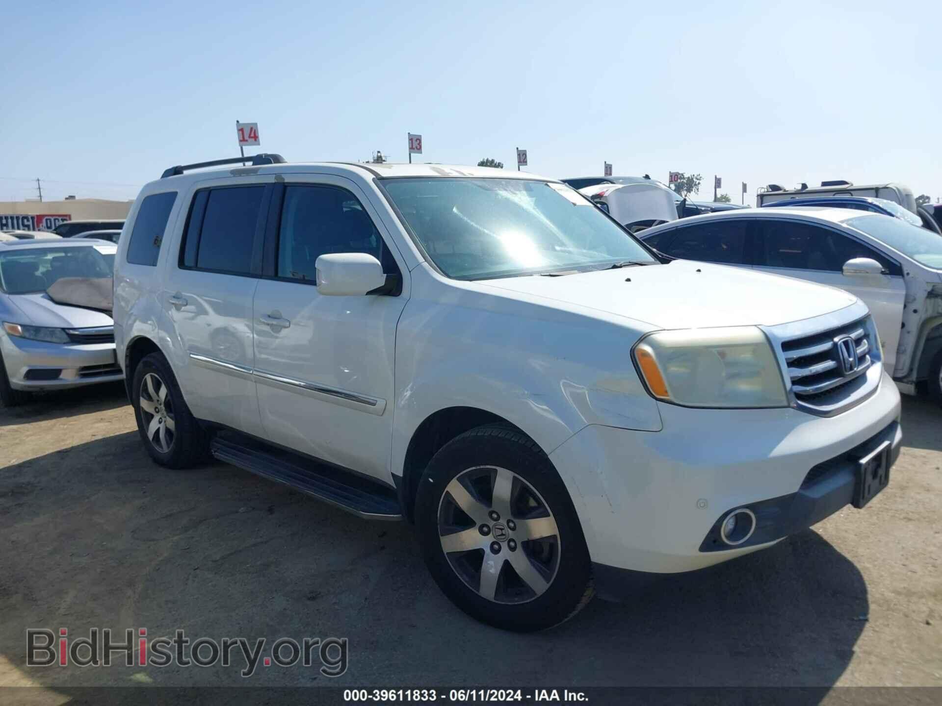 Фотография 5FNYF3H94DB007160 - HONDA PILOT 2013