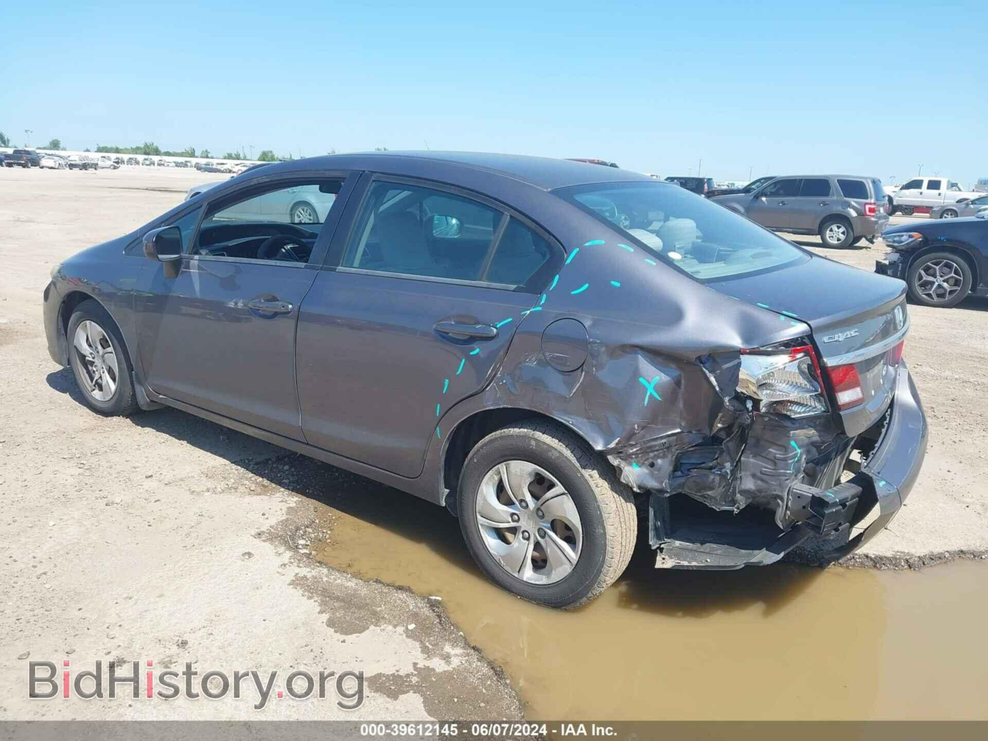 2014 HONDA CIVIC - VIN: 19XFB2F51EE019643 - Фото 3