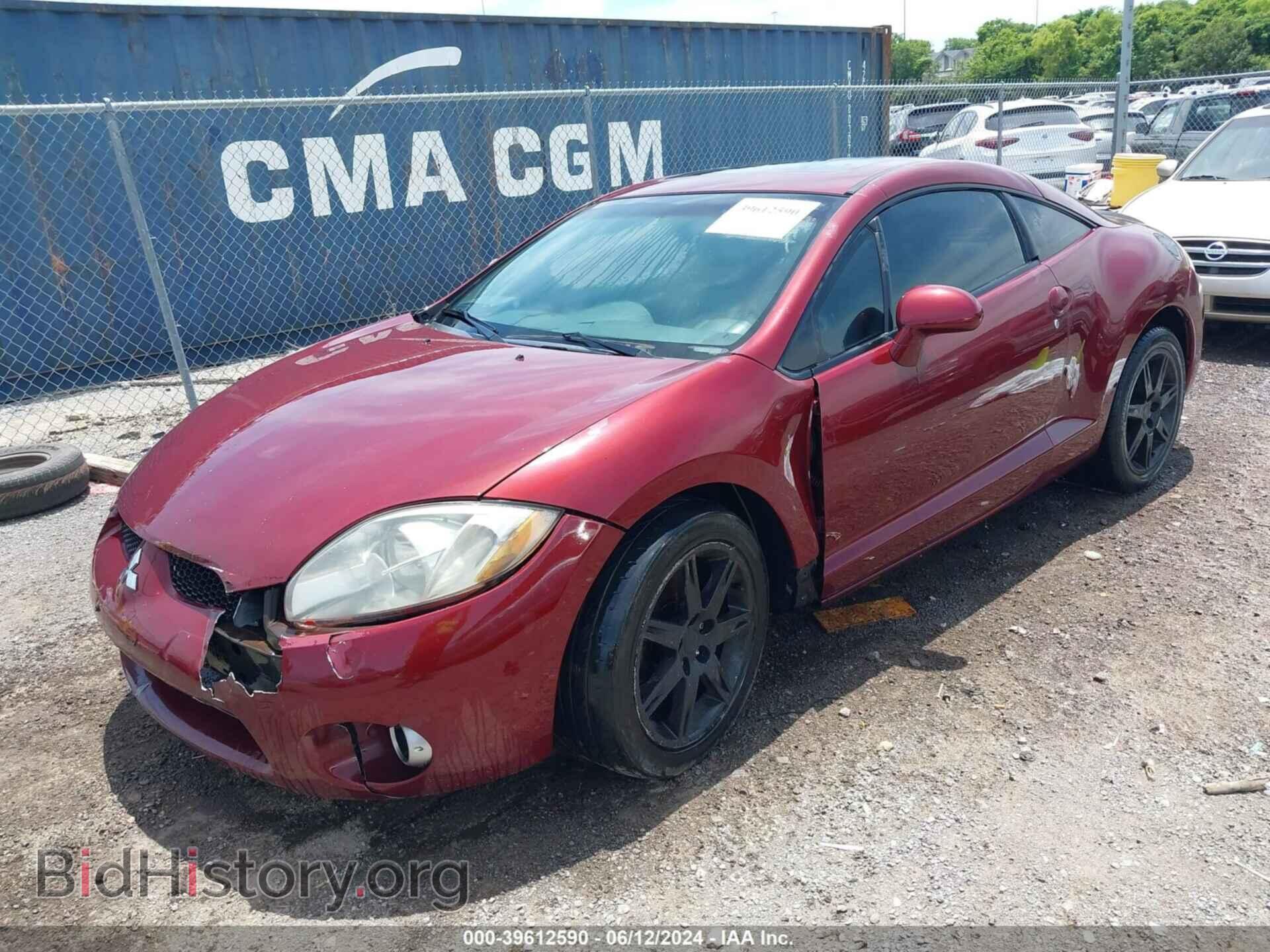 2006 MITSUBISHI ECLIPSE - VIN: 4A3AK34TX6E009821 - Фото 2