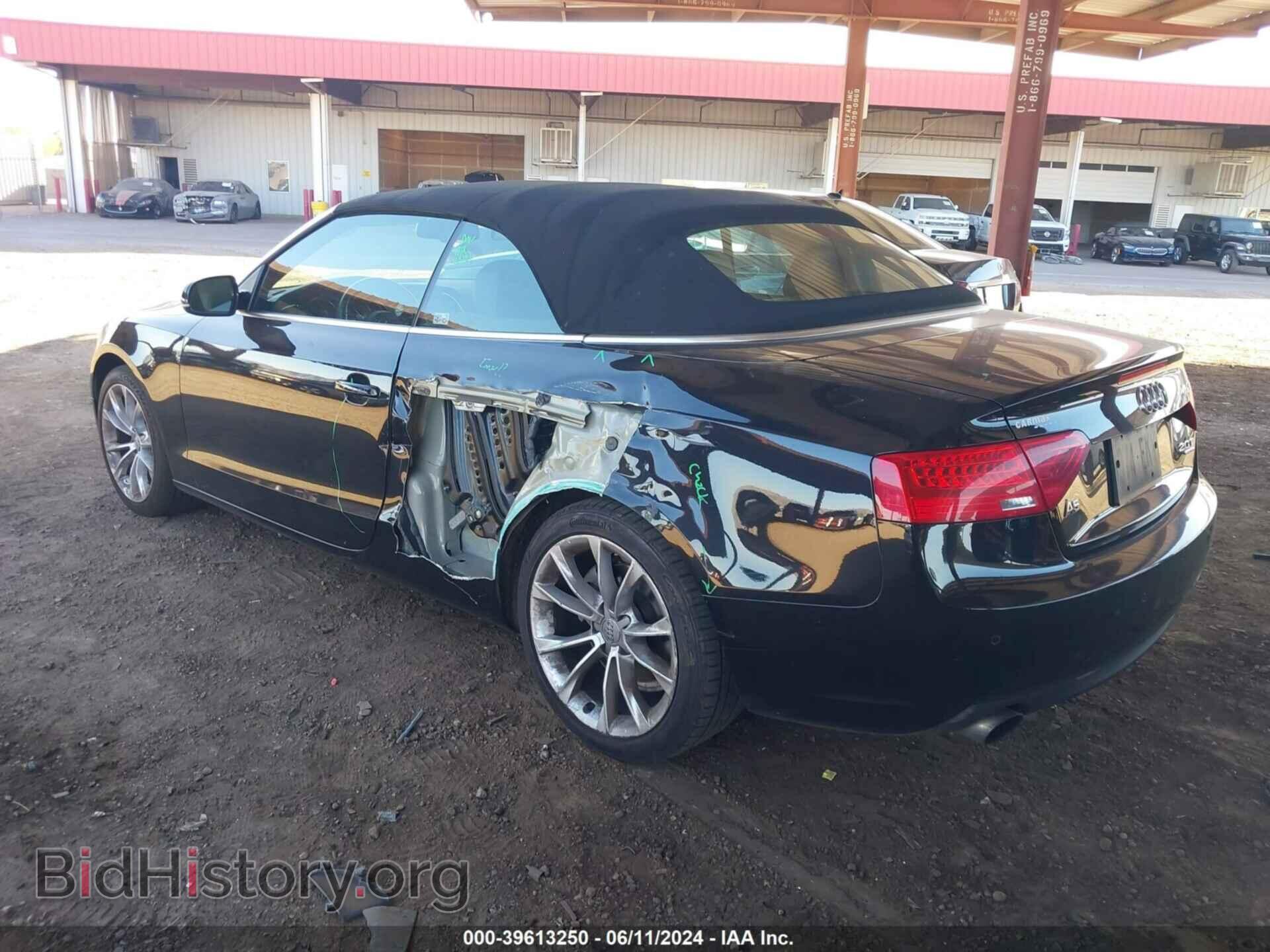 2014 AUDI A5 - VIN: WAULFAFH6EN006729 - Фото 3