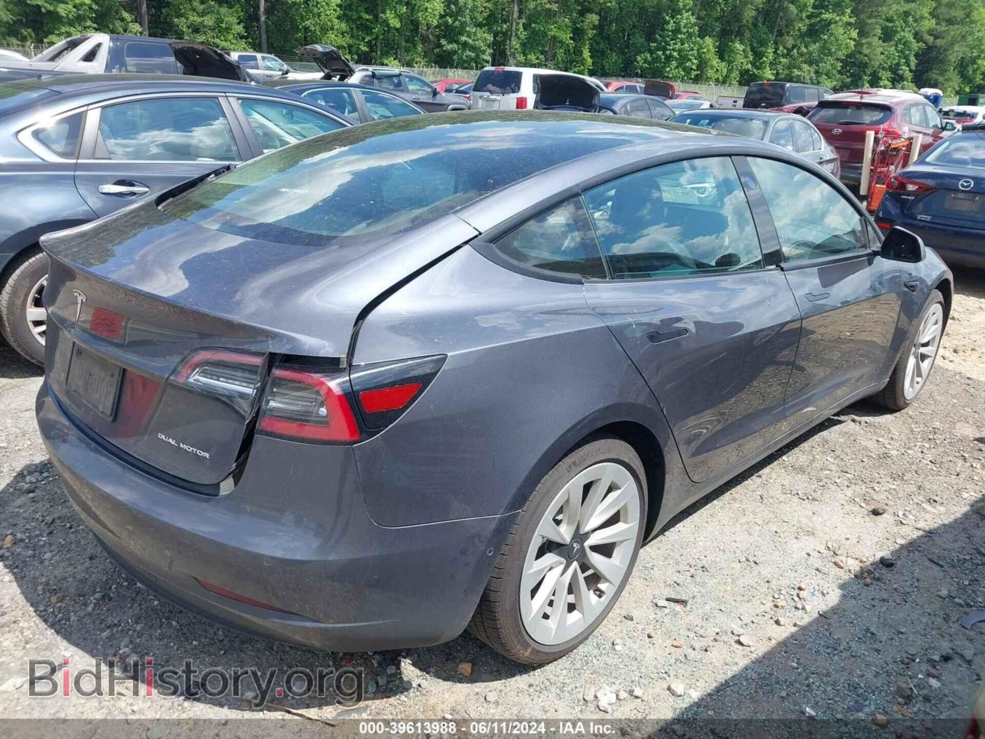 2022 TESLA MODEL 3 - VIN: 5YJ3E1EBXNF173709 - Фото 4
