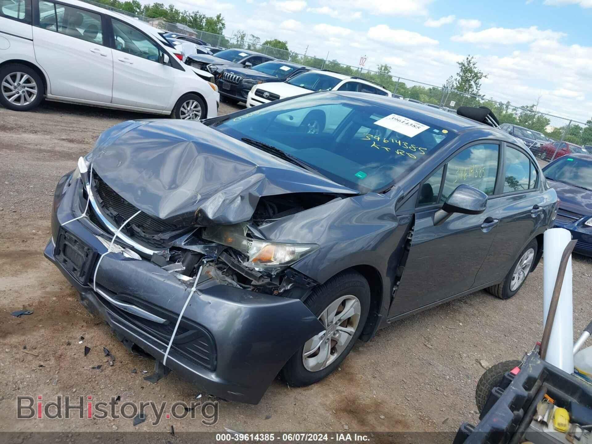 2013 HONDA CIVIC - VIN: 19XFB2F59DE036561 - Фото 2
