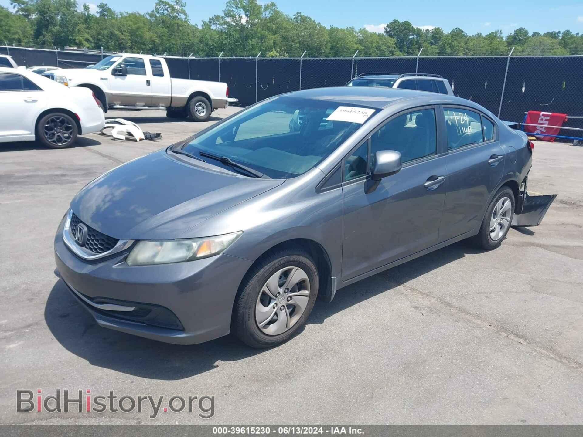 2013 HONDA CIVIC - VIN: 19XFB2F59DE028721 - Фото 2