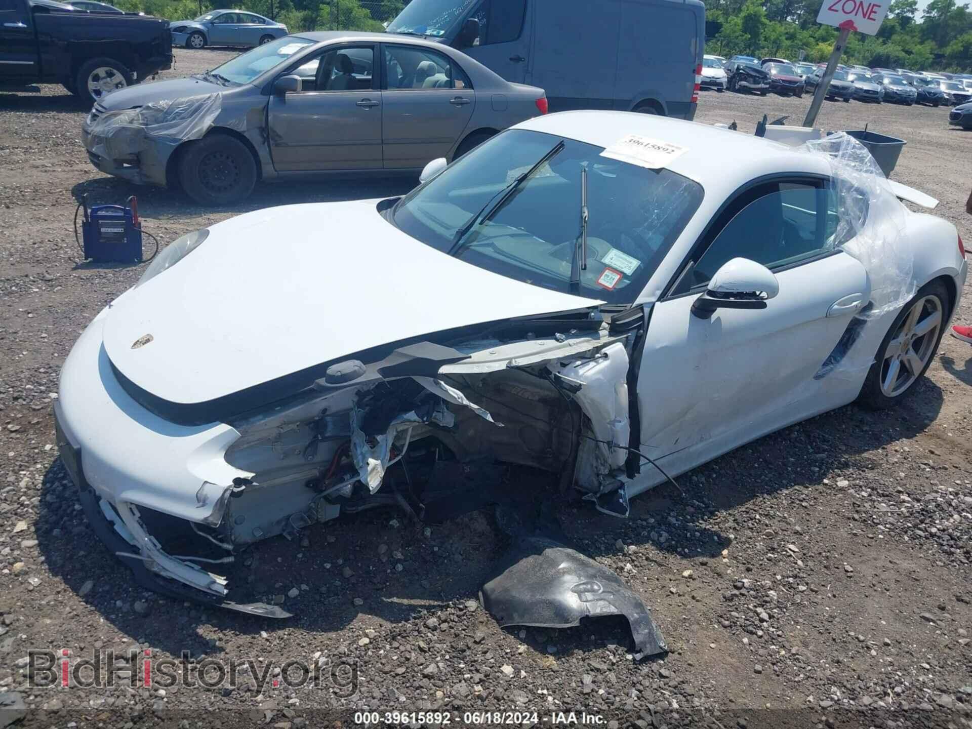 2015 PORSCHE CAYMAN - VIN: WP0AA2A87FK163789 - Фото 2