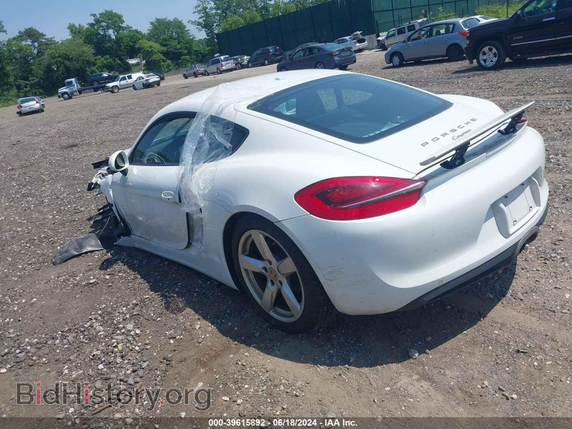 2015 PORSCHE CAYMAN - VIN: WP0AA2A87FK163789 - Фото 3