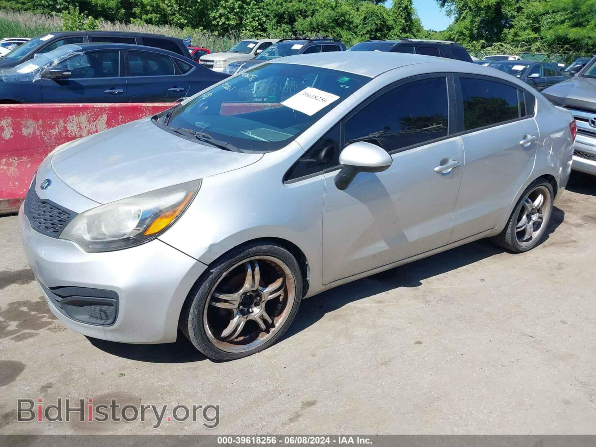 2014 KIA RIO - VIN: KNADM4A30E6350977 - Фото 2