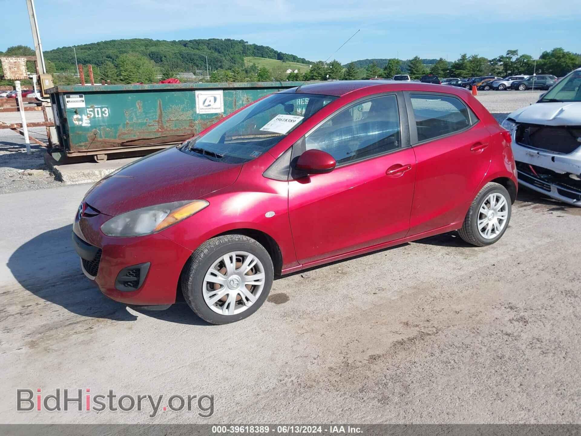2014 MAZDA MAZDA2 - VIN: JM1DE1KZ0E0178390 - Фото 2