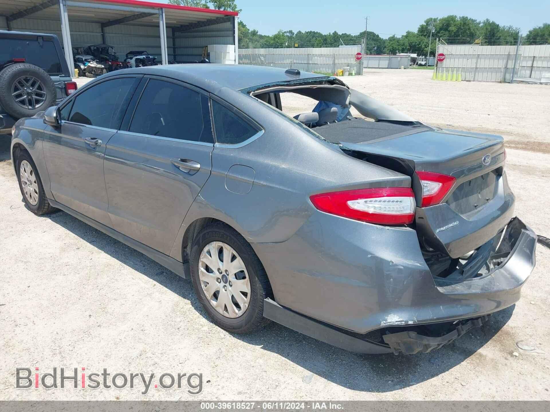 2013 FORD FUSION - VIN: 3FA6P0G74DR116693 - Фото 3