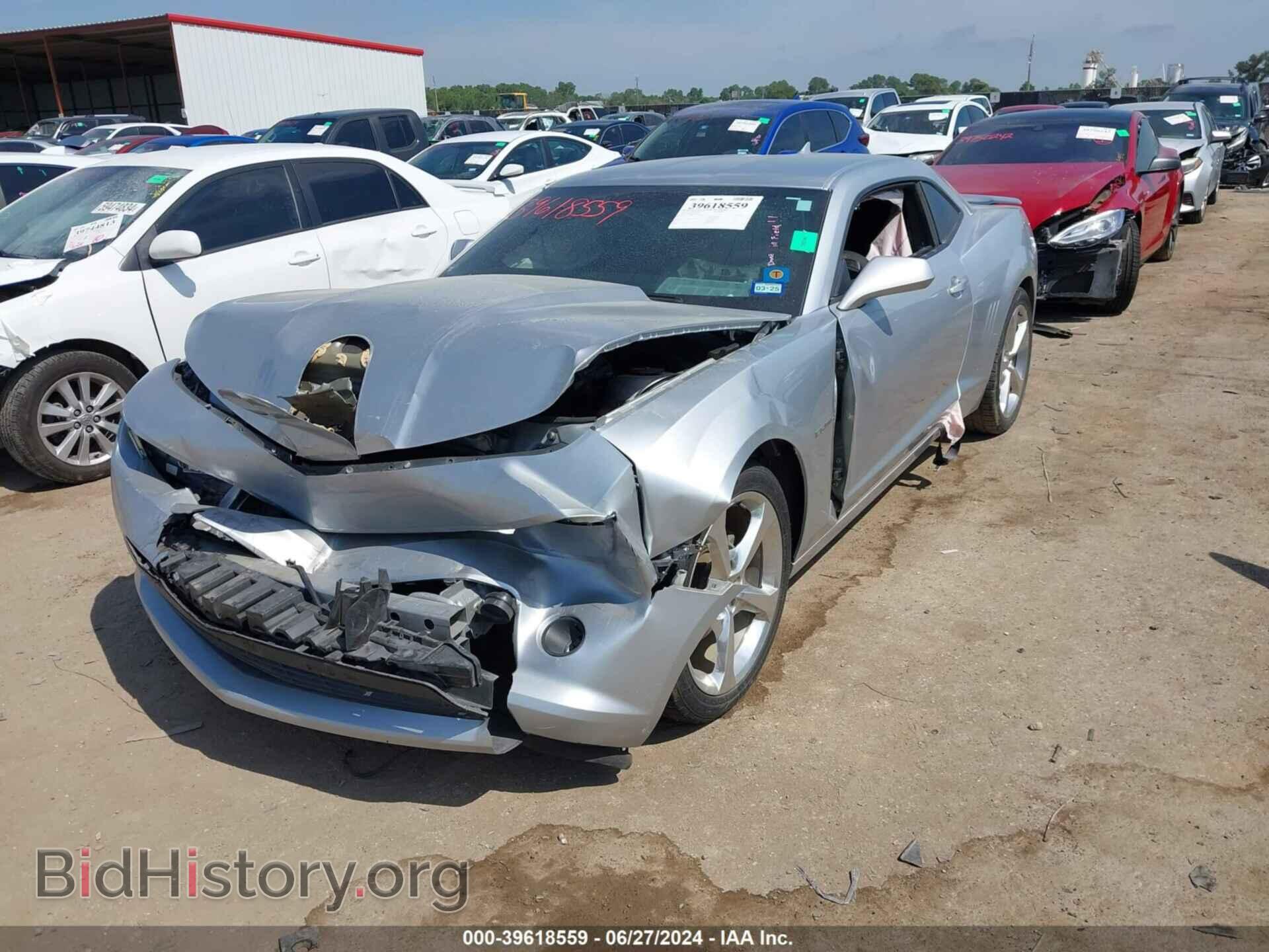2014 CHEVROLET CAMARO - VIN: 2G1FB1E30E9232262 - Фото 2
