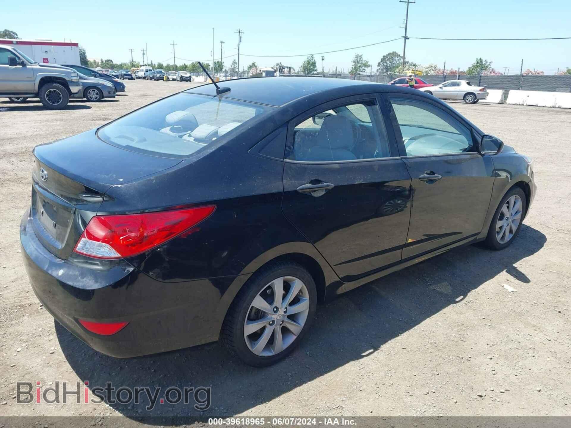 2013 HYUNDAI ACCENT - VIN: KMHCU4AE6DU313745 - Фото 4