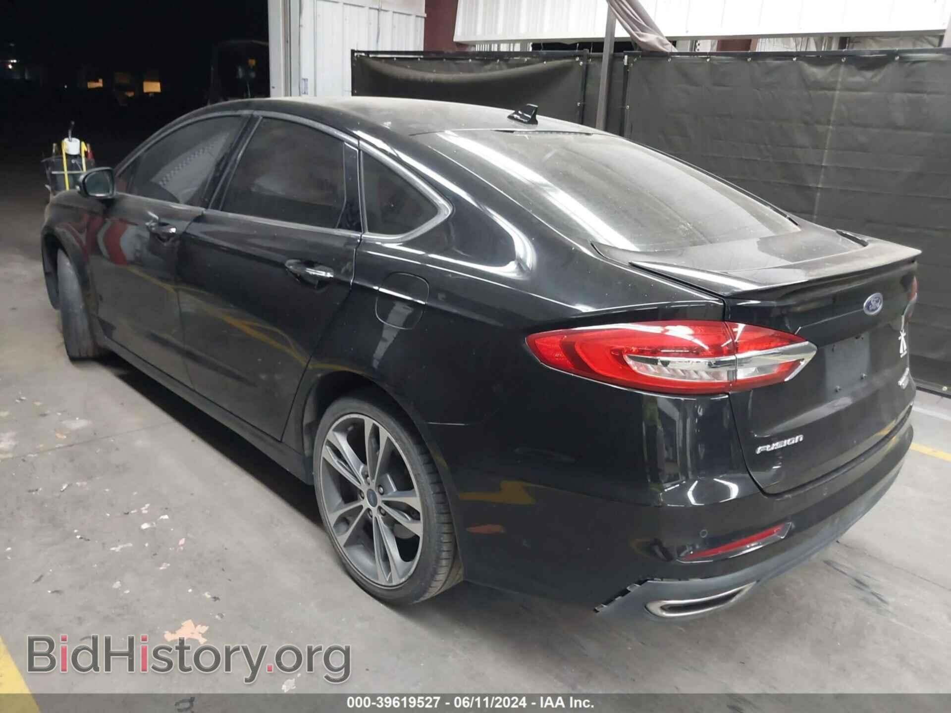 2019 FORD FUSION - VIN: 3FA6P0D99KR143410 - Фото 3