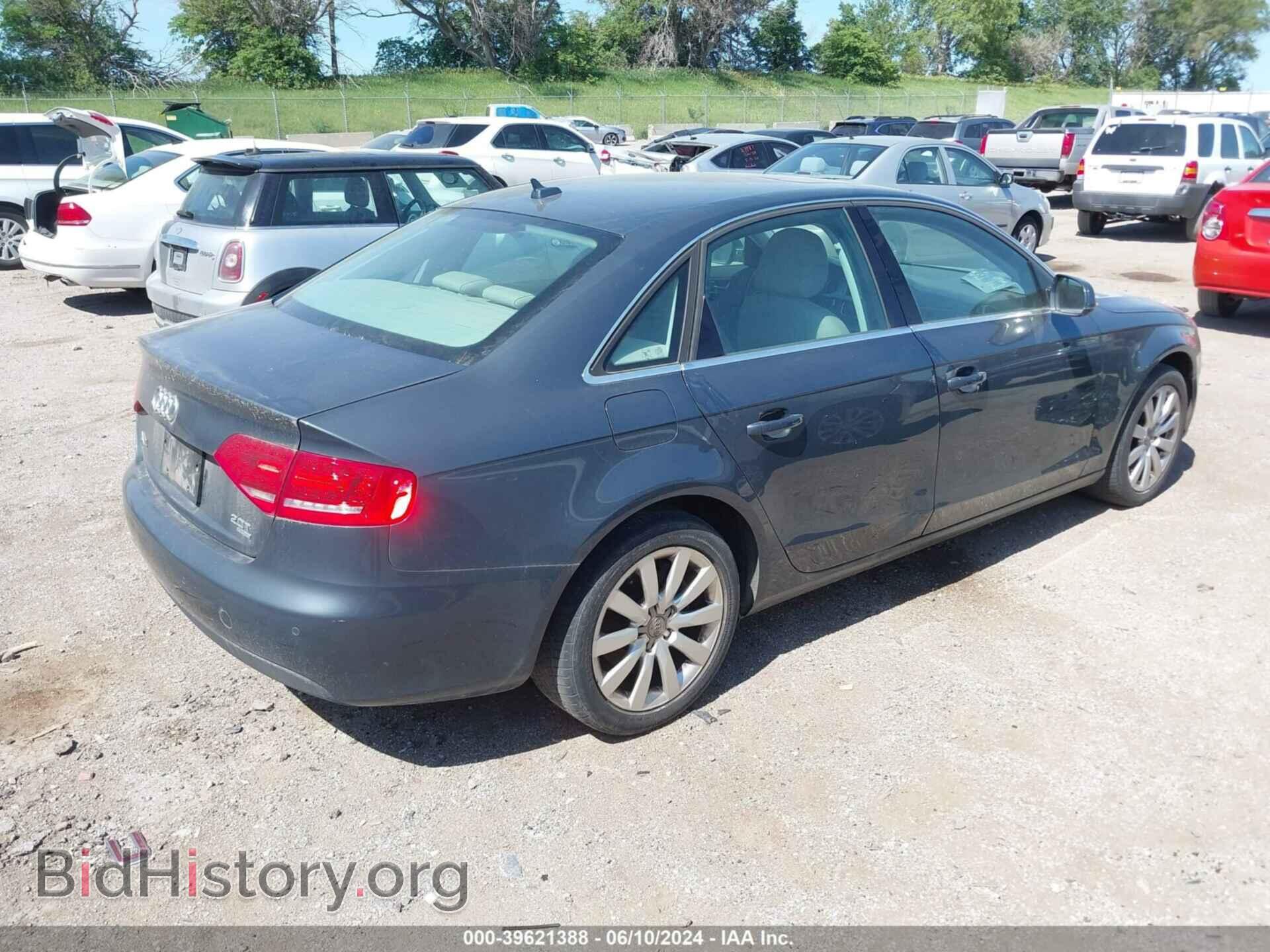 2010 AUDI A4 - VIN: WAUFFAFL6AN012493 - Фото 4