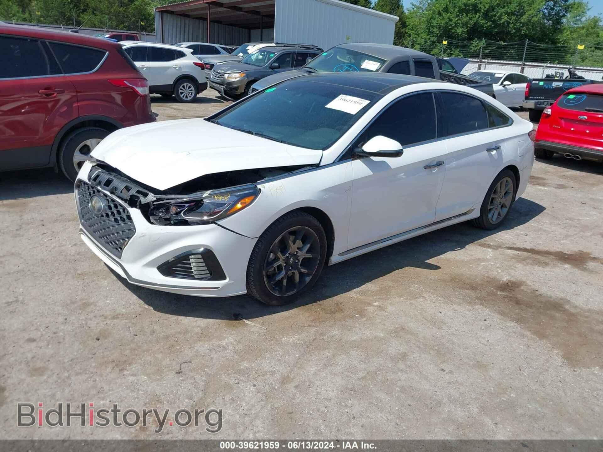 2019 HYUNDAI SONATA - VIN: 5NPE34AB2KH754754 - Фото 2