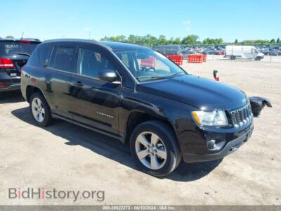 2012 Jeep COMPASS Latitude, черный — VIN 1C4NJDEB2CD638820, IAAI
