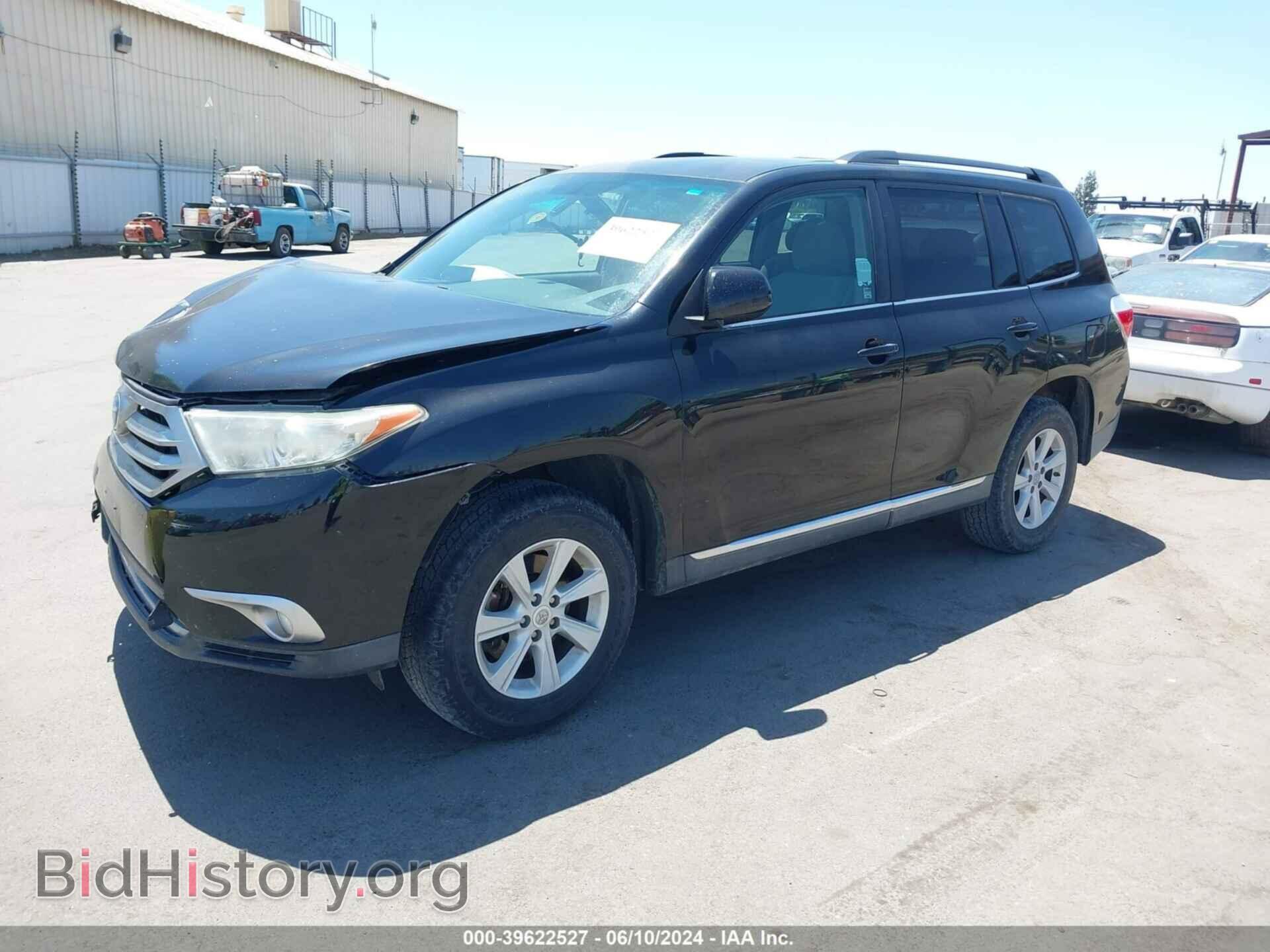 2012 TOYOTA HIGHLANDER - VIN: 5TDBK3EH5CS152991 - Фото 2