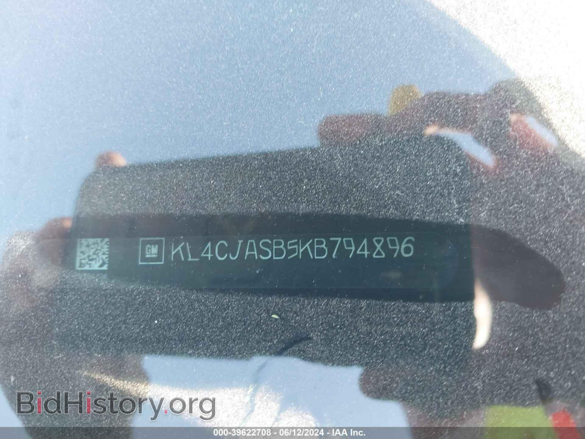 2019 BUICK ENCORE - VIN: KL4CJASB5KB794896 - Фото 9