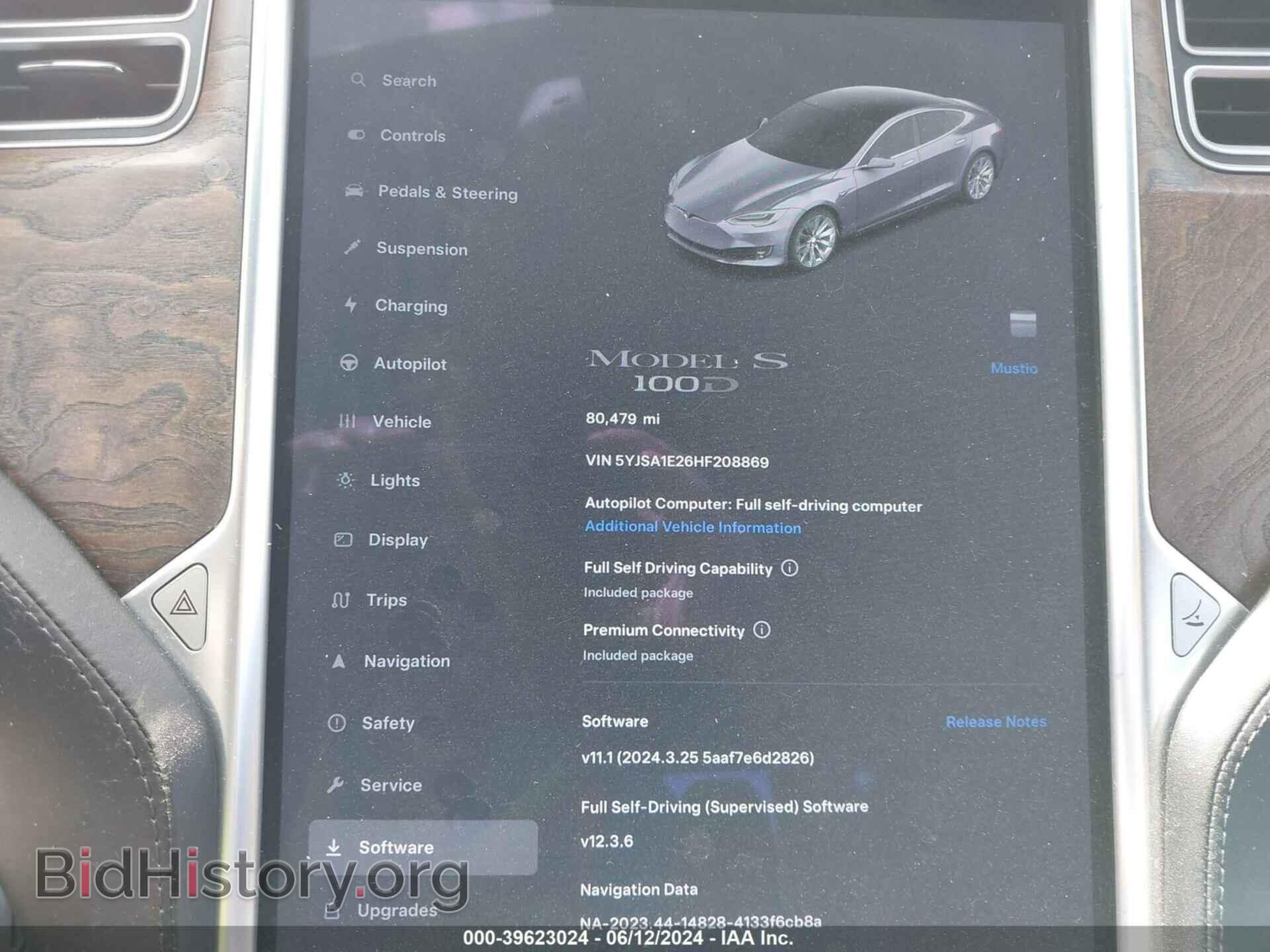 2017 TESLA MODEL S - VIN: 5YJSA1E26HF208869 - Photo 7
