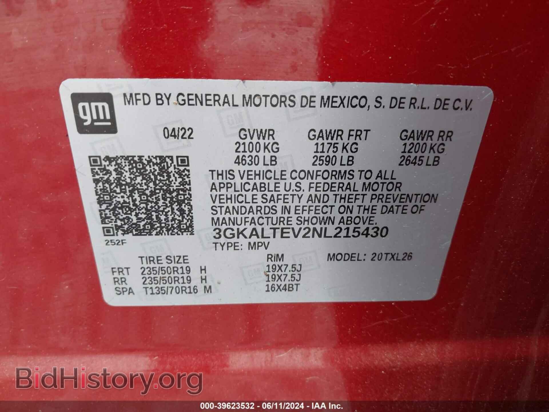 2022 GMC TERRAIN - VIN: 3GKALTEV2NL215430 - Photo 9