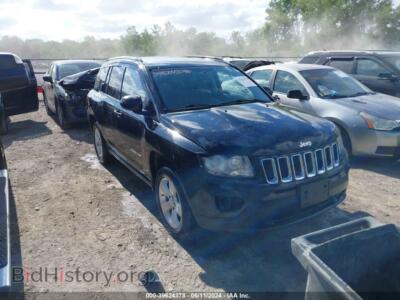2012 Jeep COMPASS Latitude, black — VIN 1C4NJCEB0CD627521, IAAI