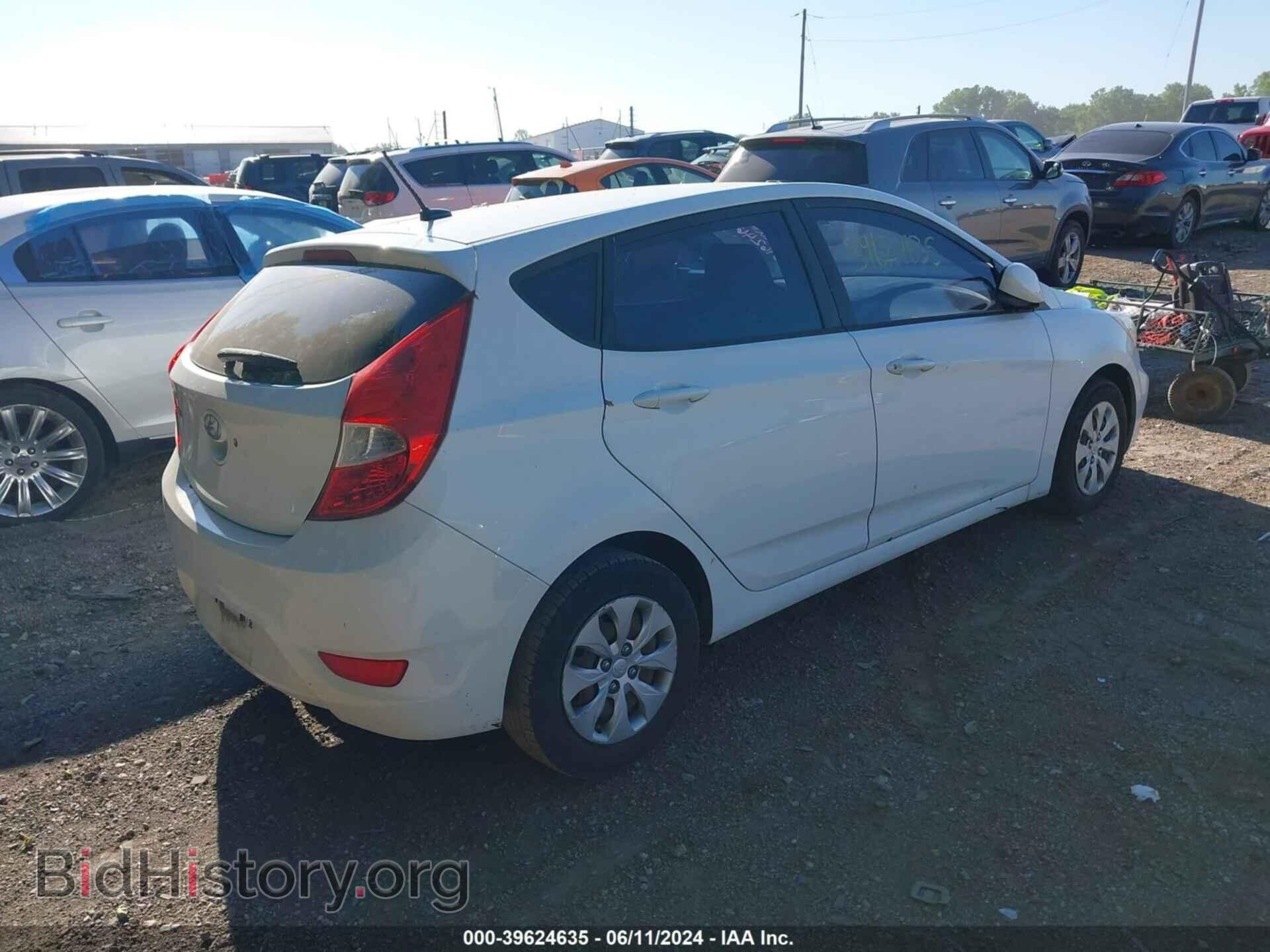 2015 HYUNDAI ACCENT - VIN: KMHCT5AE8FU204103 - Фото 4