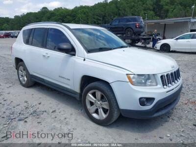 2012 Jeep COMPASS Sport, белый — VIN 1C4NJCBA9CD523637, IAAI