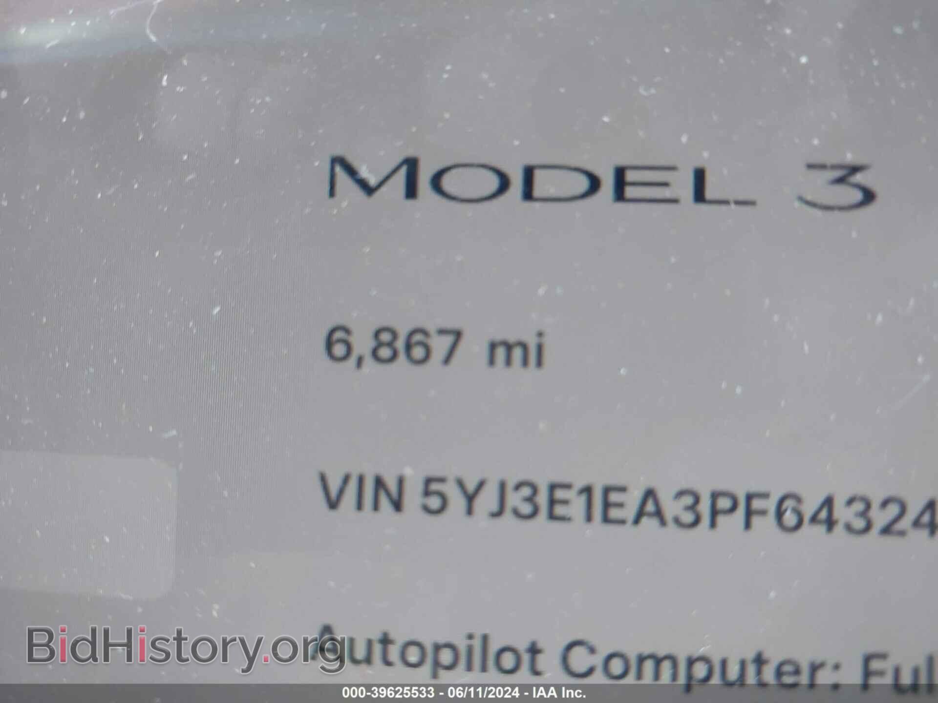 2023 TESLA MODEL 3 - VIN: 5YJ3E1EA3PF643248 - Фото 7