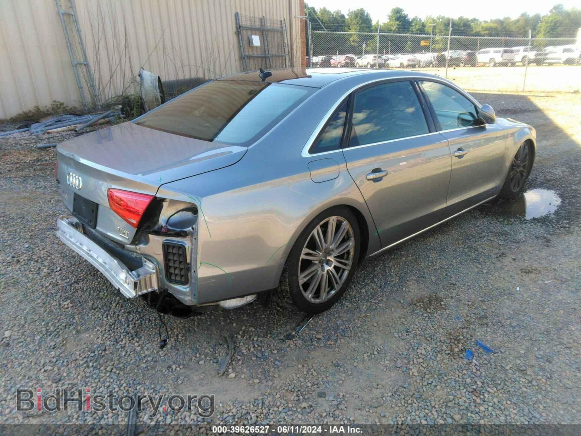 2013 AUDI A8 L - VIN: WAUR2AFD0DN015198 - Фото 4