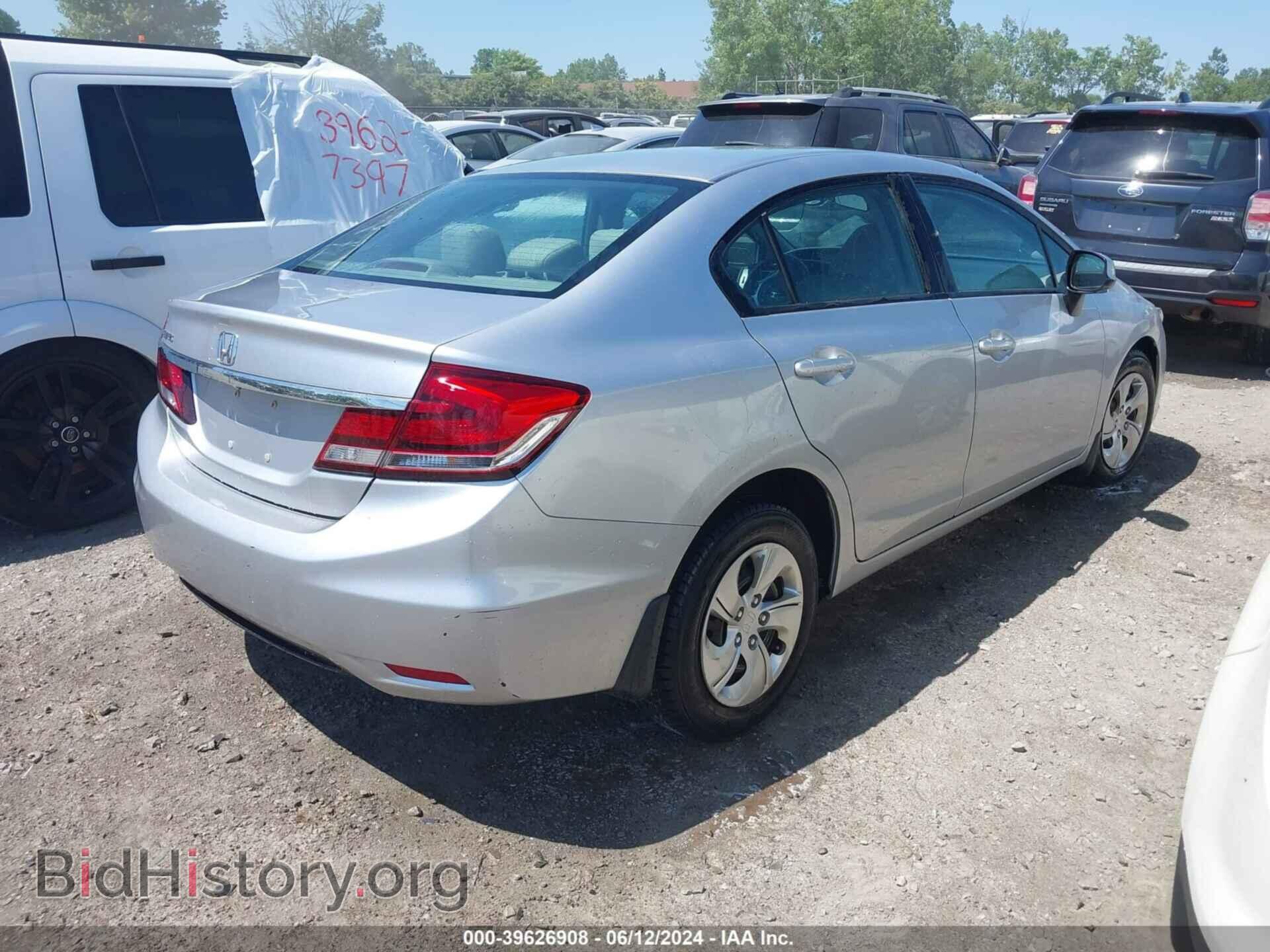 2013 HONDA CIVIC - VIN: 19XFB2F54DE032028 - Фото 4