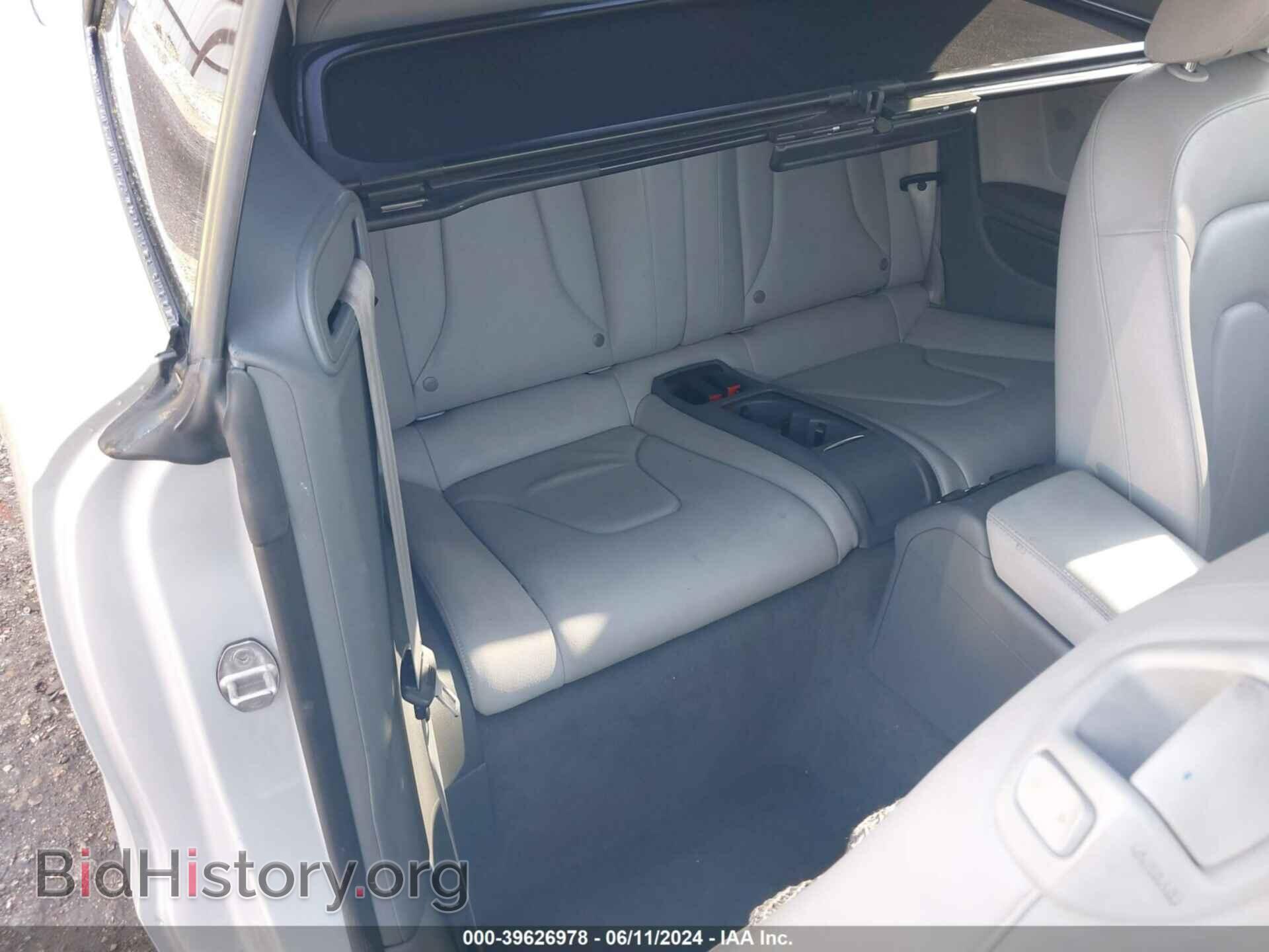 2013 AUDI A5 - VIN: WAULFAFH1DN010590 - Фото 8
