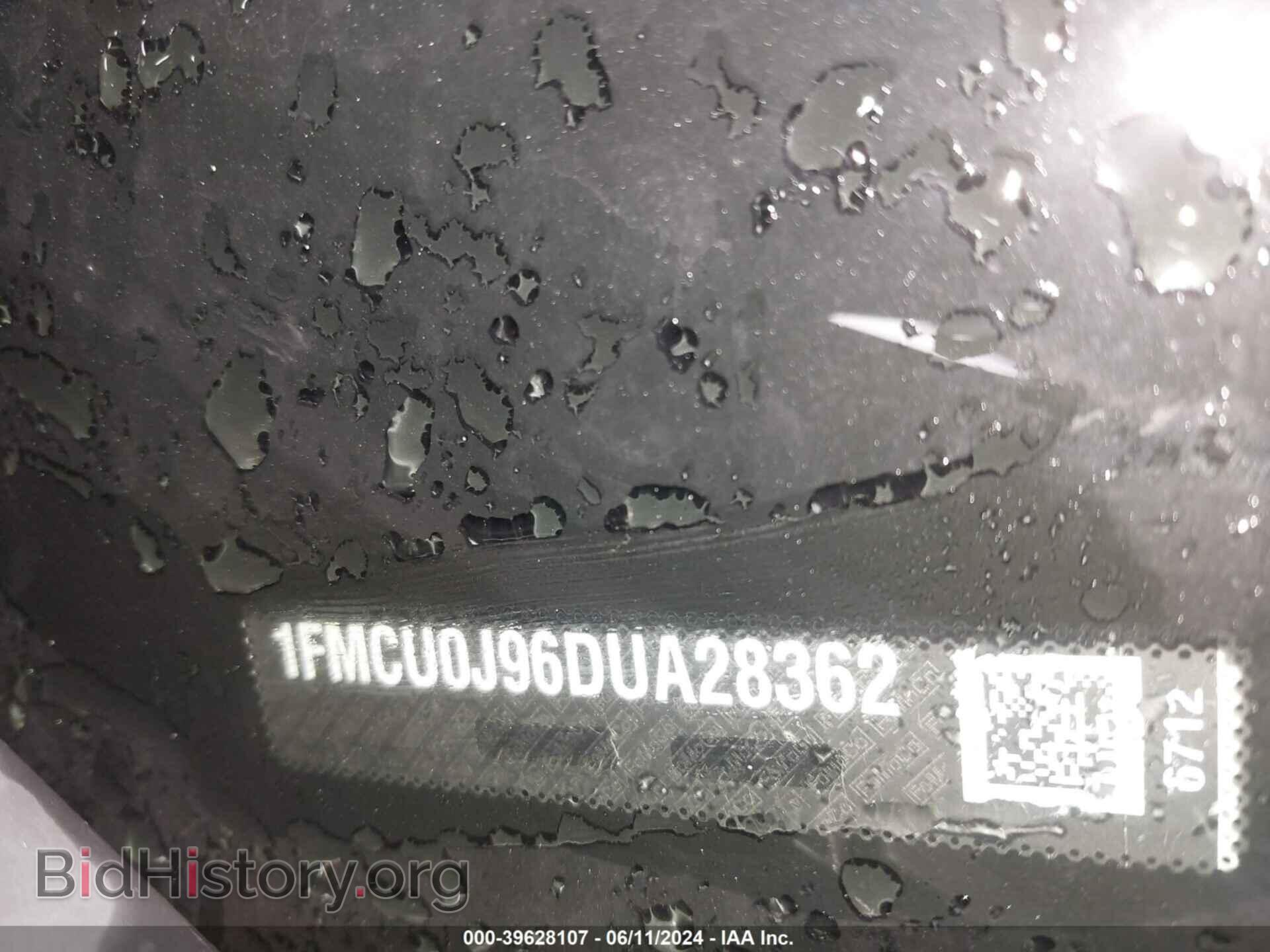 2013 FORD ESCAPE - VIN: 1FMCU0J96DUA28362 - Фото 9