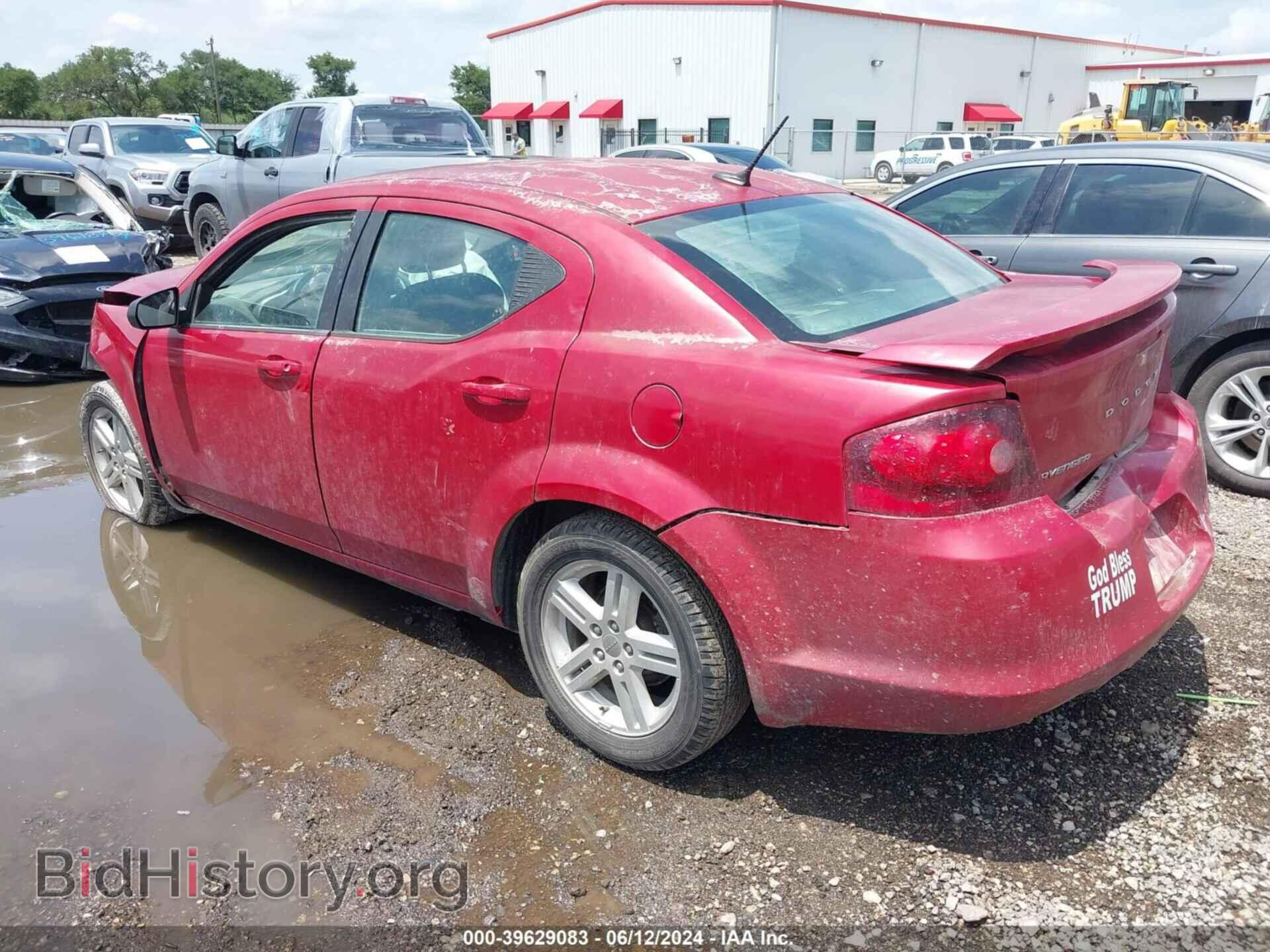 2013 DODGE AVENGER - VIN: 1C3CDZAG4DN582473 - Фото 3