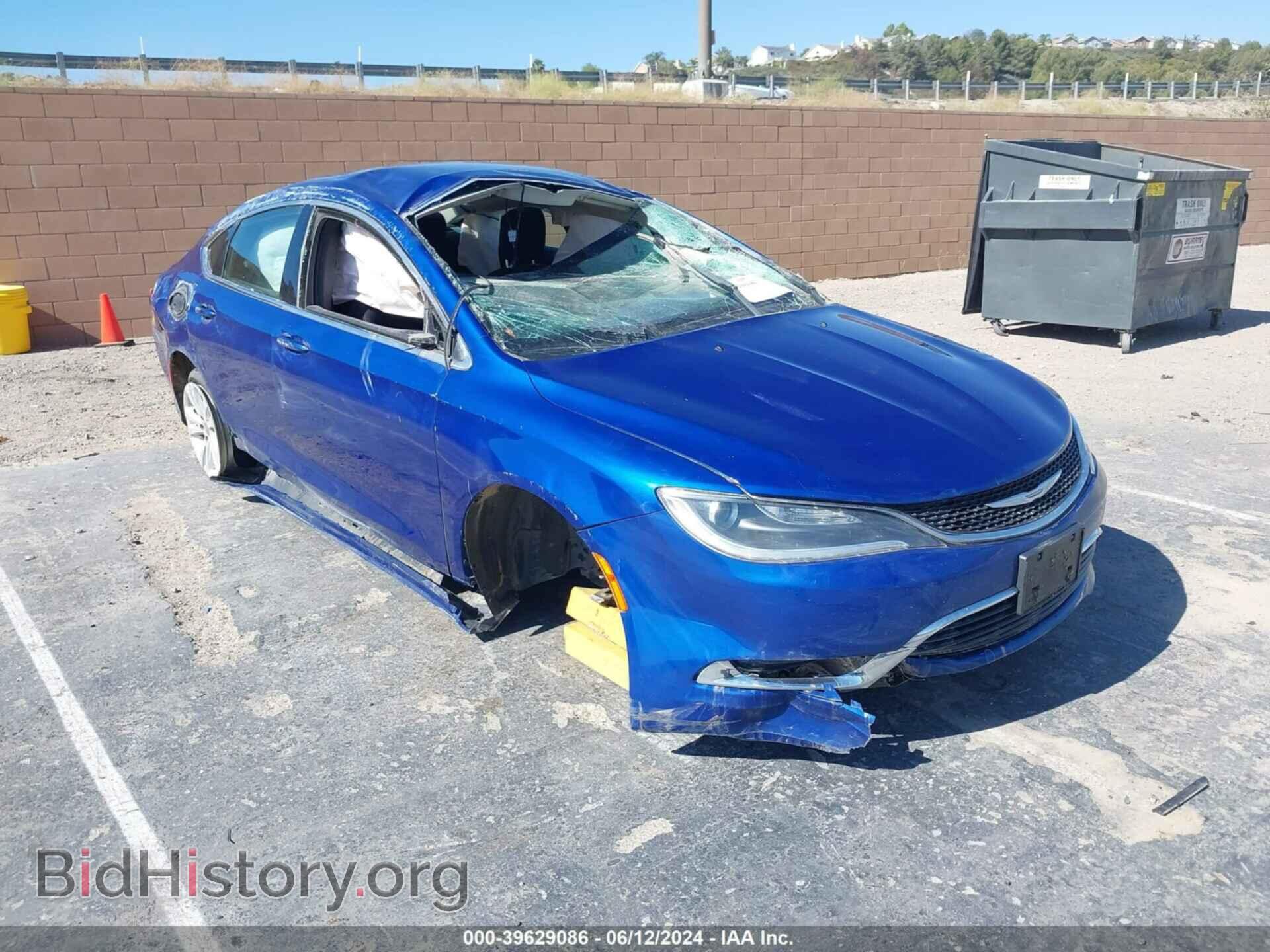 Фотография 1C3CCCAB0GN102275 - CHRYSLER 200 2016