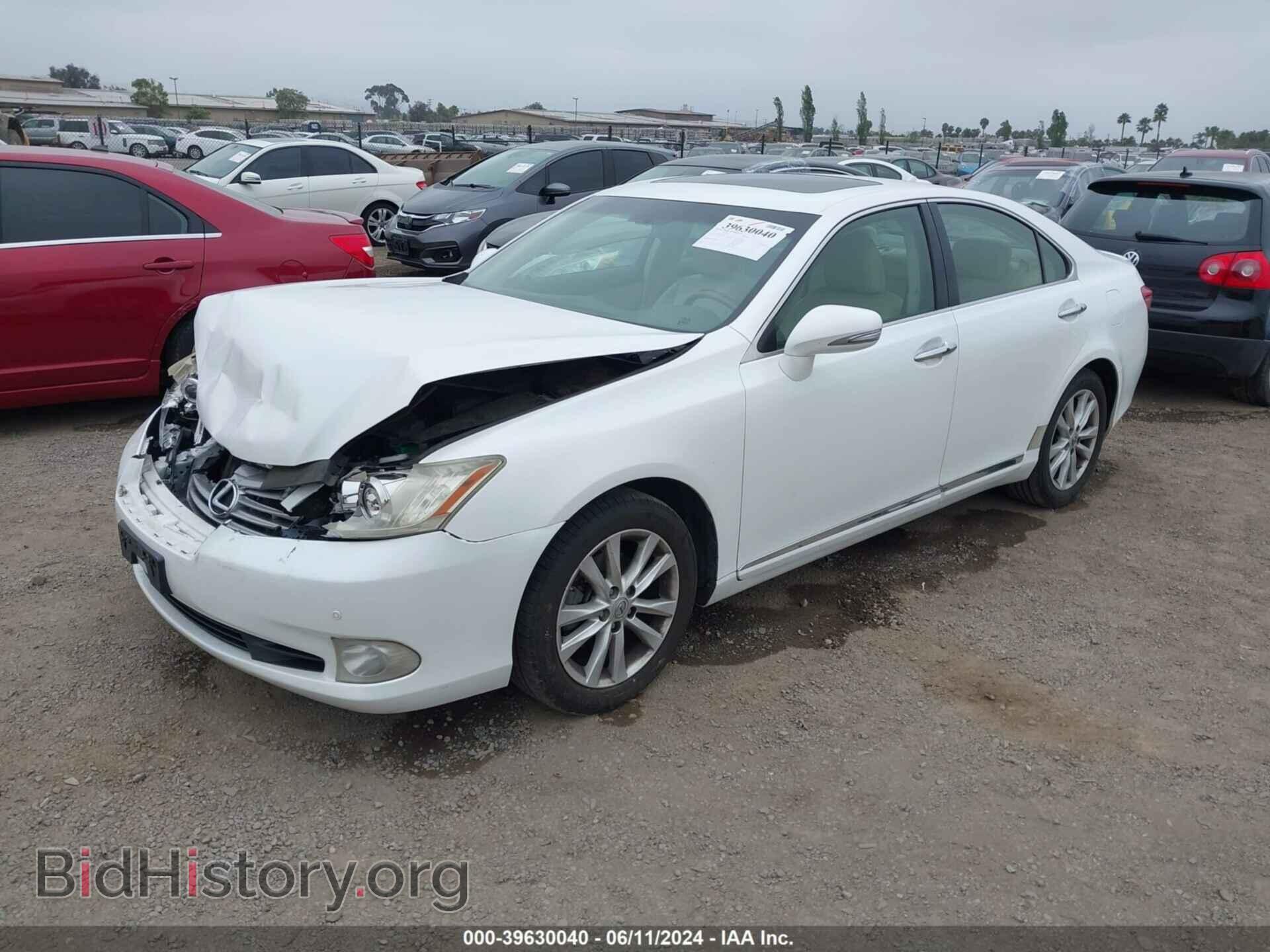 2012 LEXUS ES 350 - VIN: JTHBK1EG0C2473578 - Фото 2
