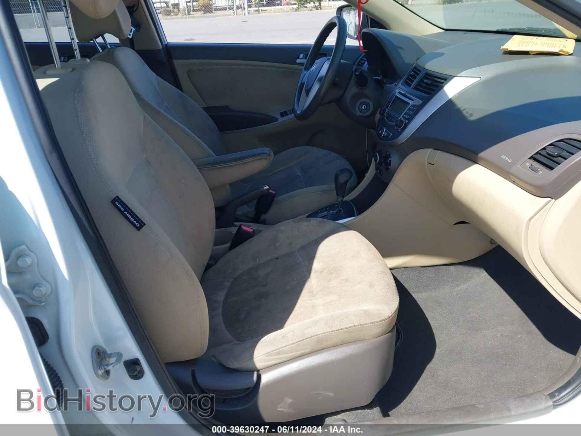 2013 HYUNDAI ACCENT - VIN: KMHCT4AE1DU369109 - Фото 5