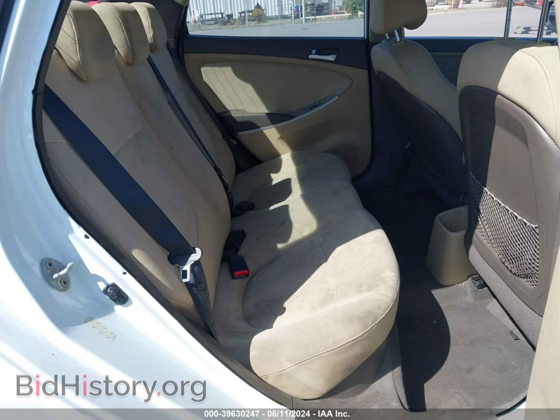 2013 HYUNDAI ACCENT - VIN: KMHCT4AE1DU369109 - Фото 8