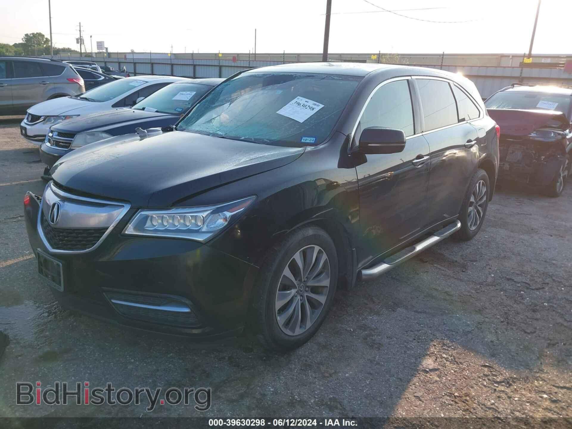 2014 ACURA MDX - VIN: 5FRYD3H47EB009656 - Photo 2
