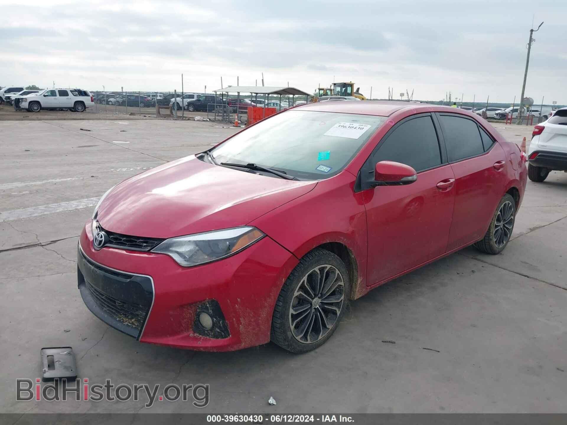 2015 TOYOTA COROLLA - VIN: 2T1BURHEXFC365625 - Фото 2