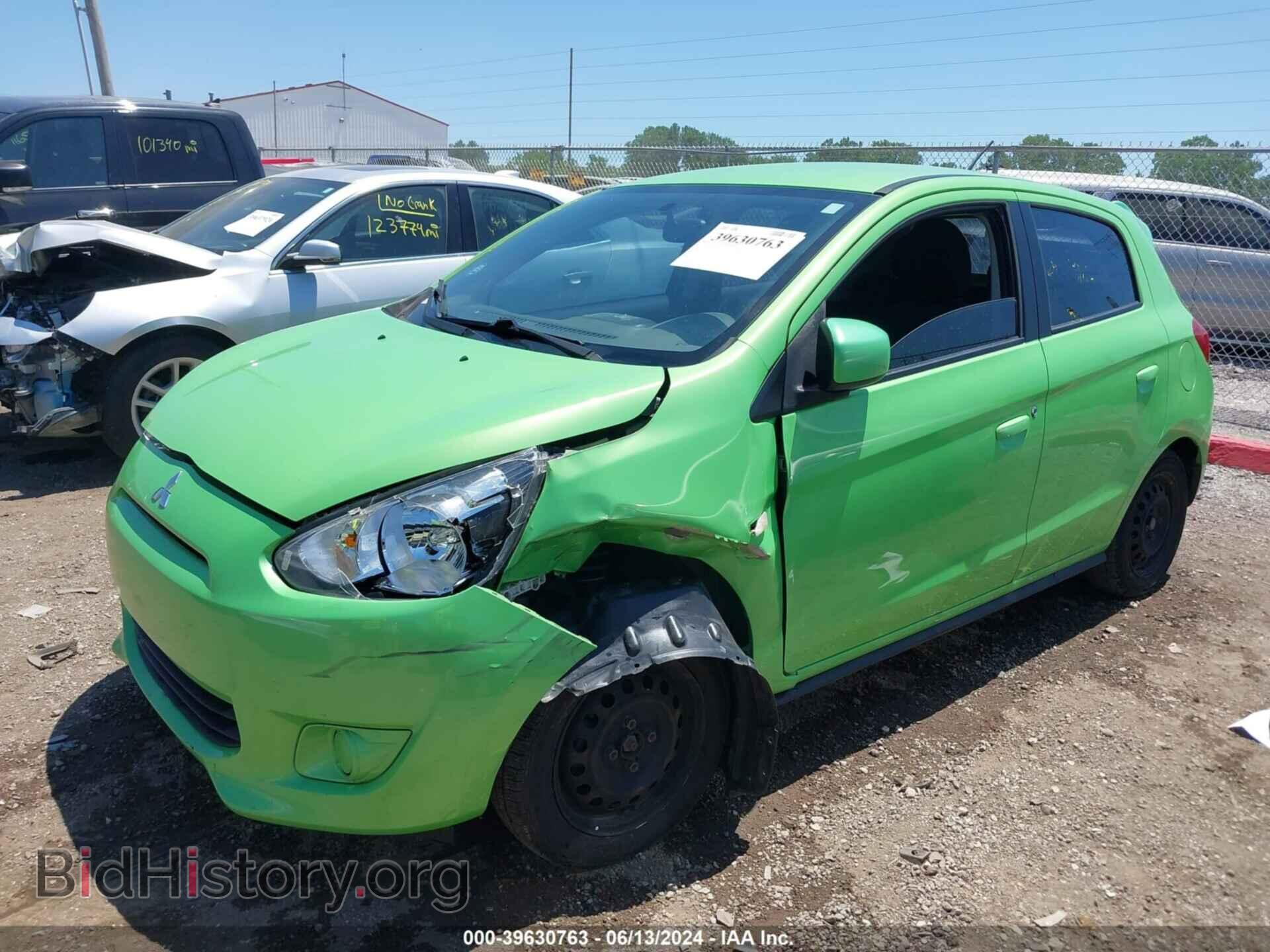2015 MITSUBISHI MIRAGE - VIN: ML32A3HJ4FH008295 - Фото 2