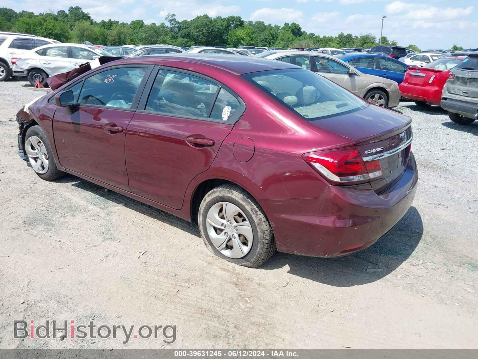 2014 HONDA CIVIC - VIN: 2HGFB2F53EH553586 - Фото 3