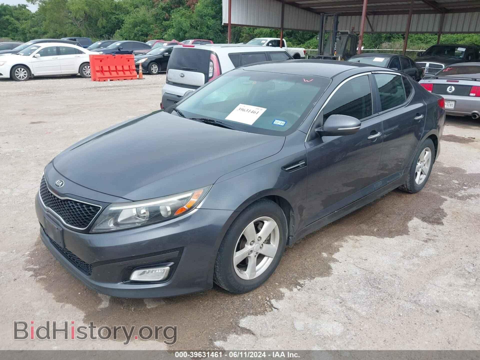 2015 KIA OPTIMA - VIN: KNAGM4A77F5643735 - Фото 2