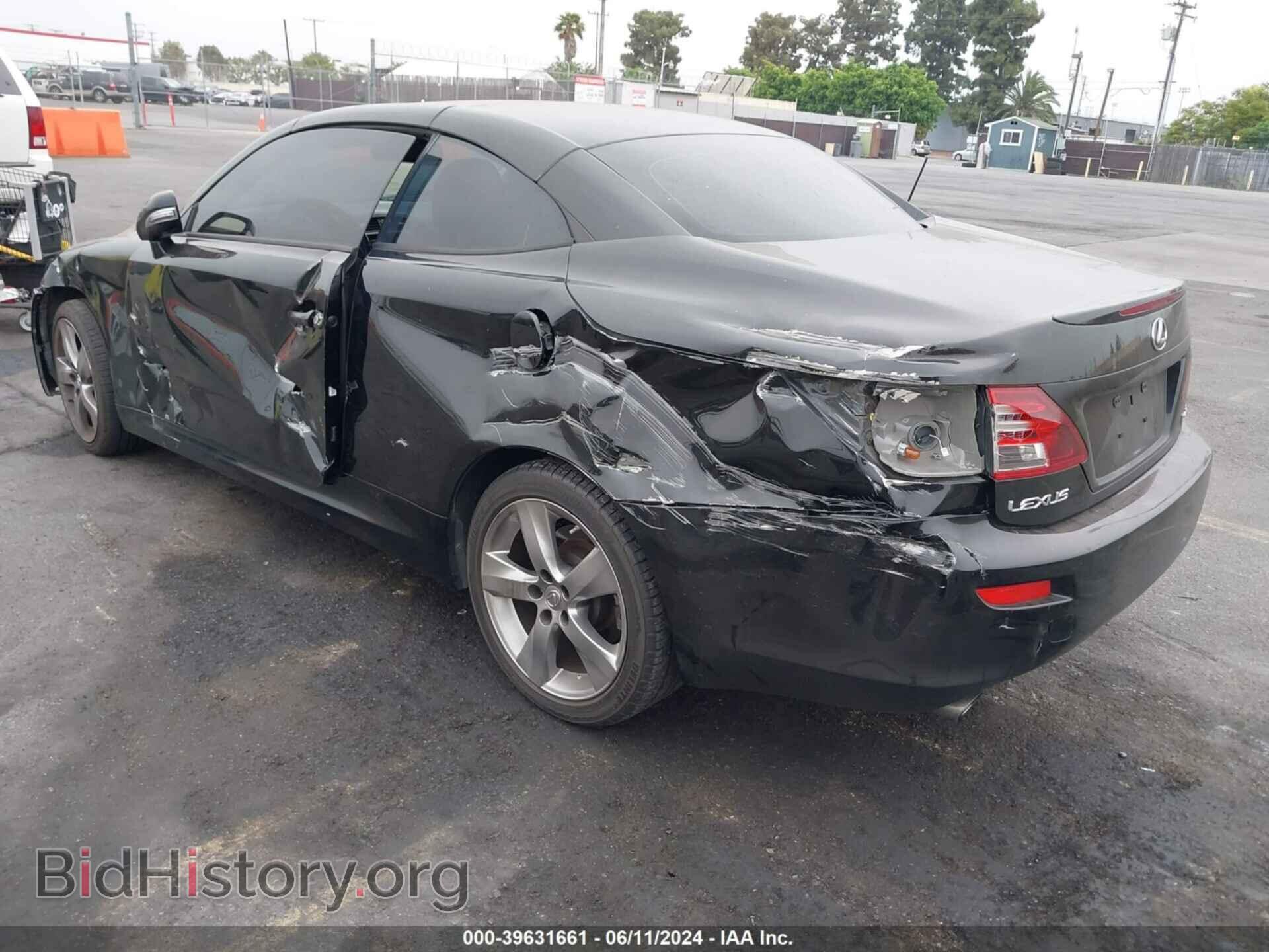 2010 LEXUS IS 350C - VIN: JTHFE2C2XA2501065 - Фото 3