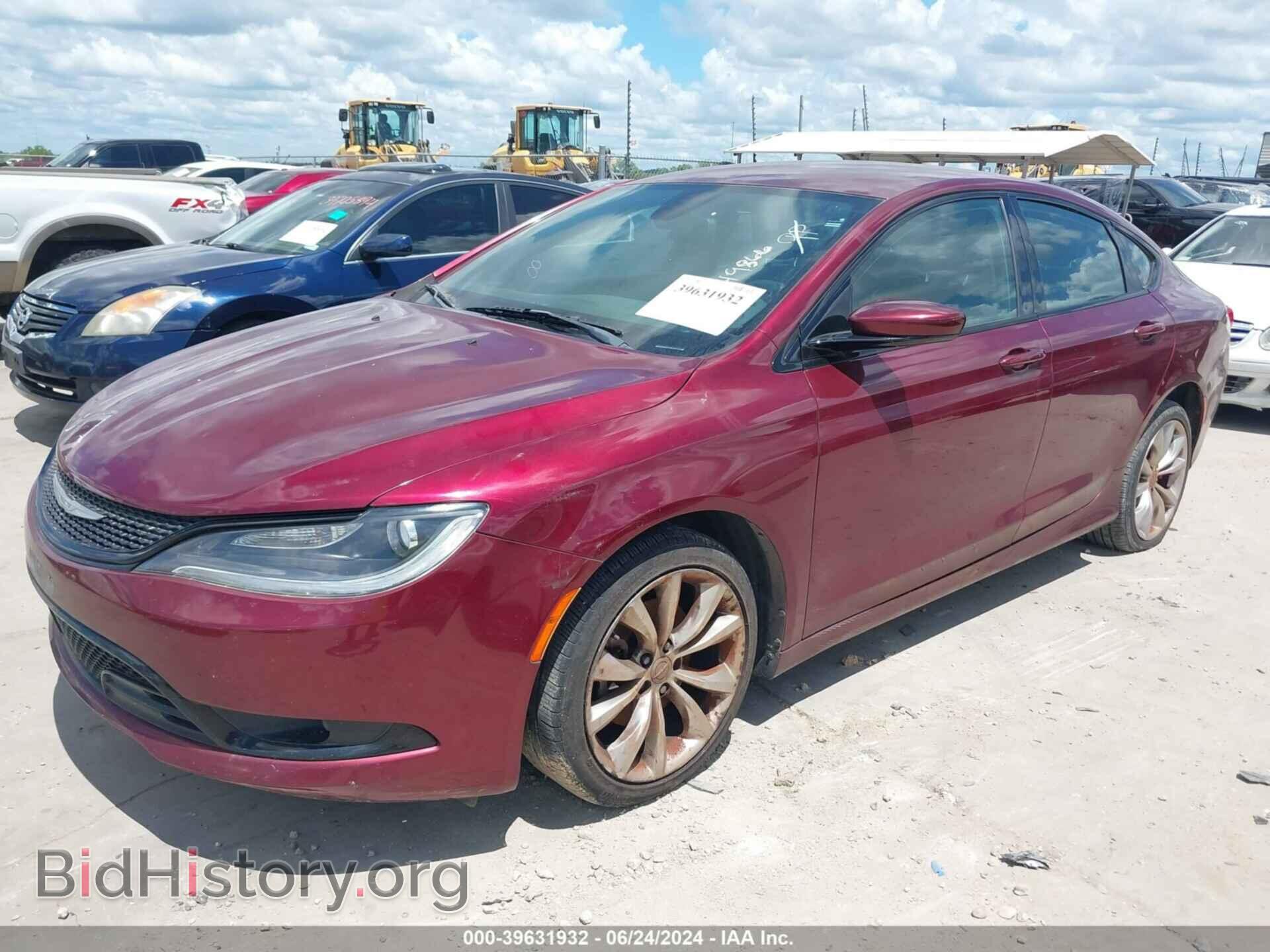 2015 CHRYSLER 200 - VIN: 1C3CCCBB0FN649866 - Фото 2